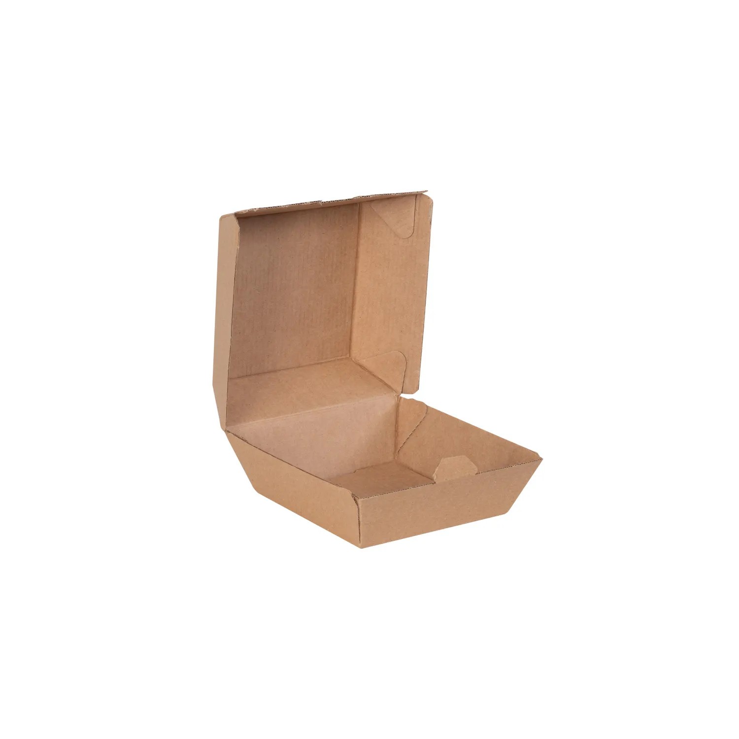 11,5x11,5x9 cm Kraft Hamburger Kutusu 