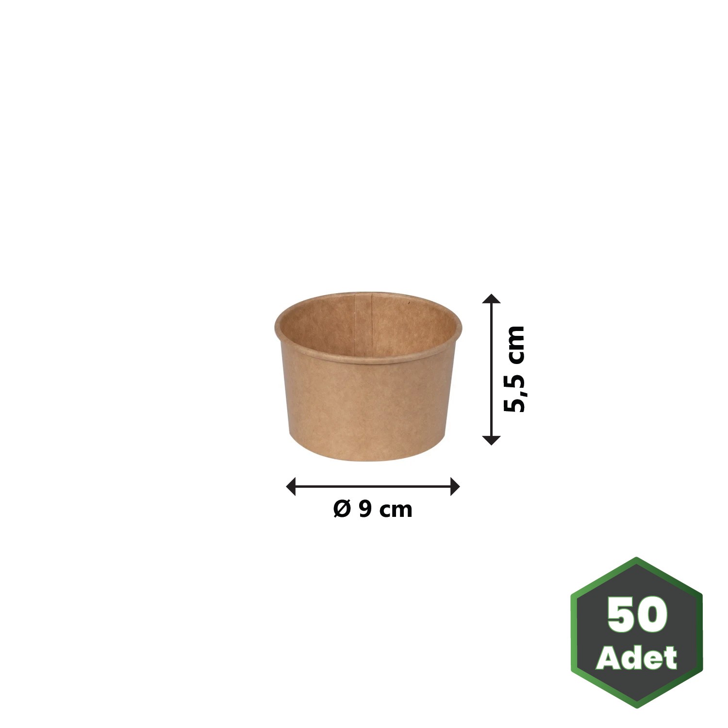 230 ml Kraft Karton Gıda Kasesi