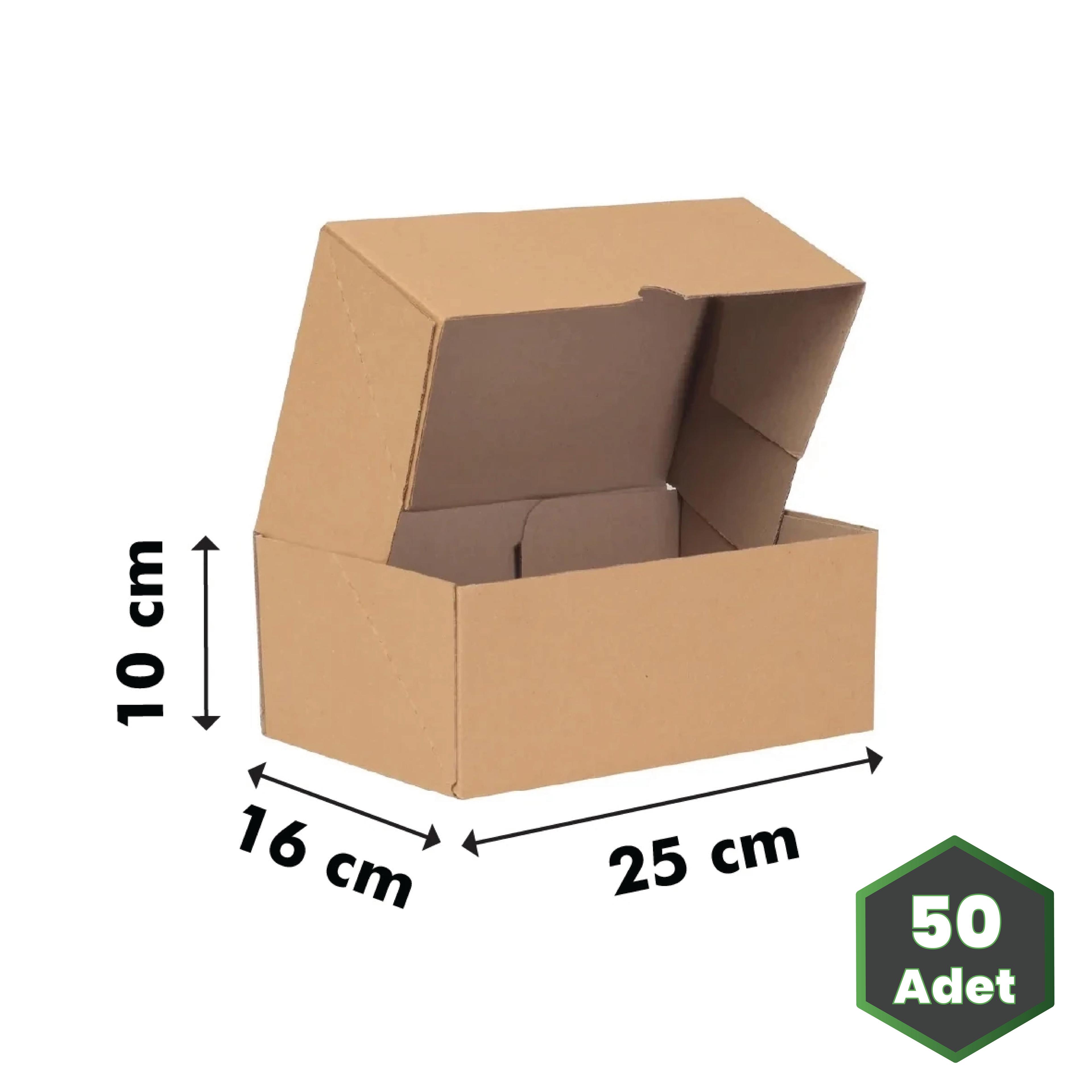 25x16x10 cm Kraft E-ticaret Kutusu