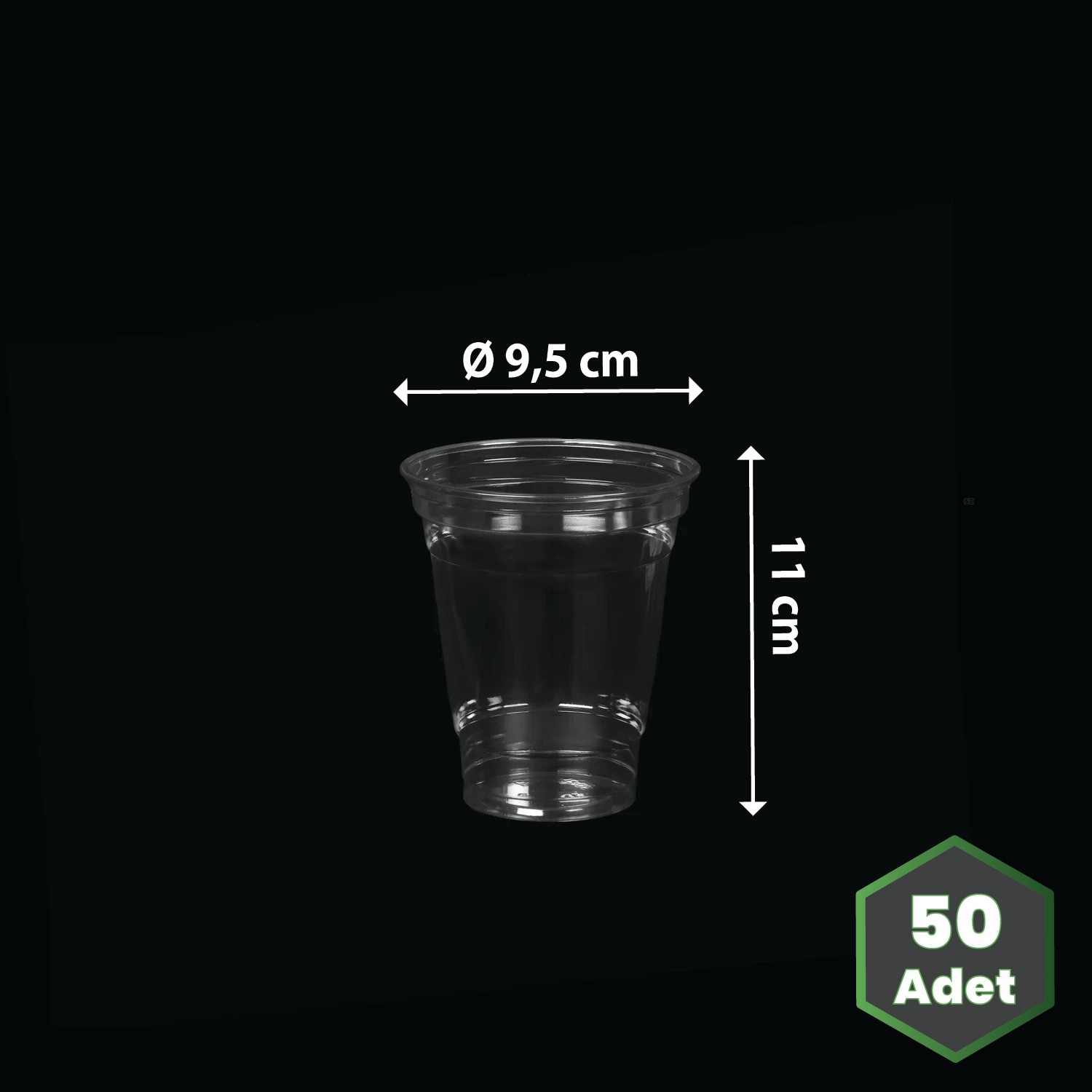 Pet Bardak 95 Çap 12 oz