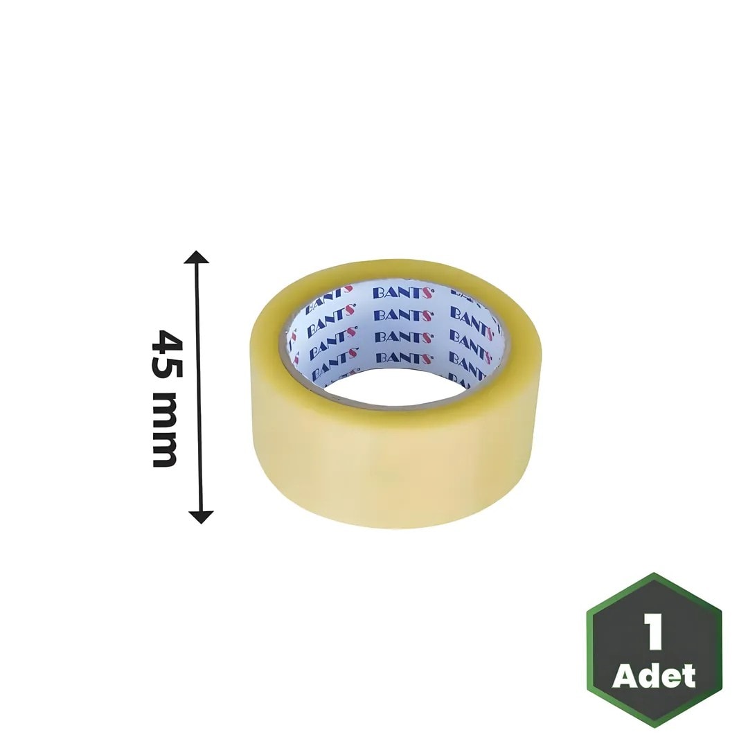 45 mm x 100 m Şeffaf Hot BANTS Koli Bandı