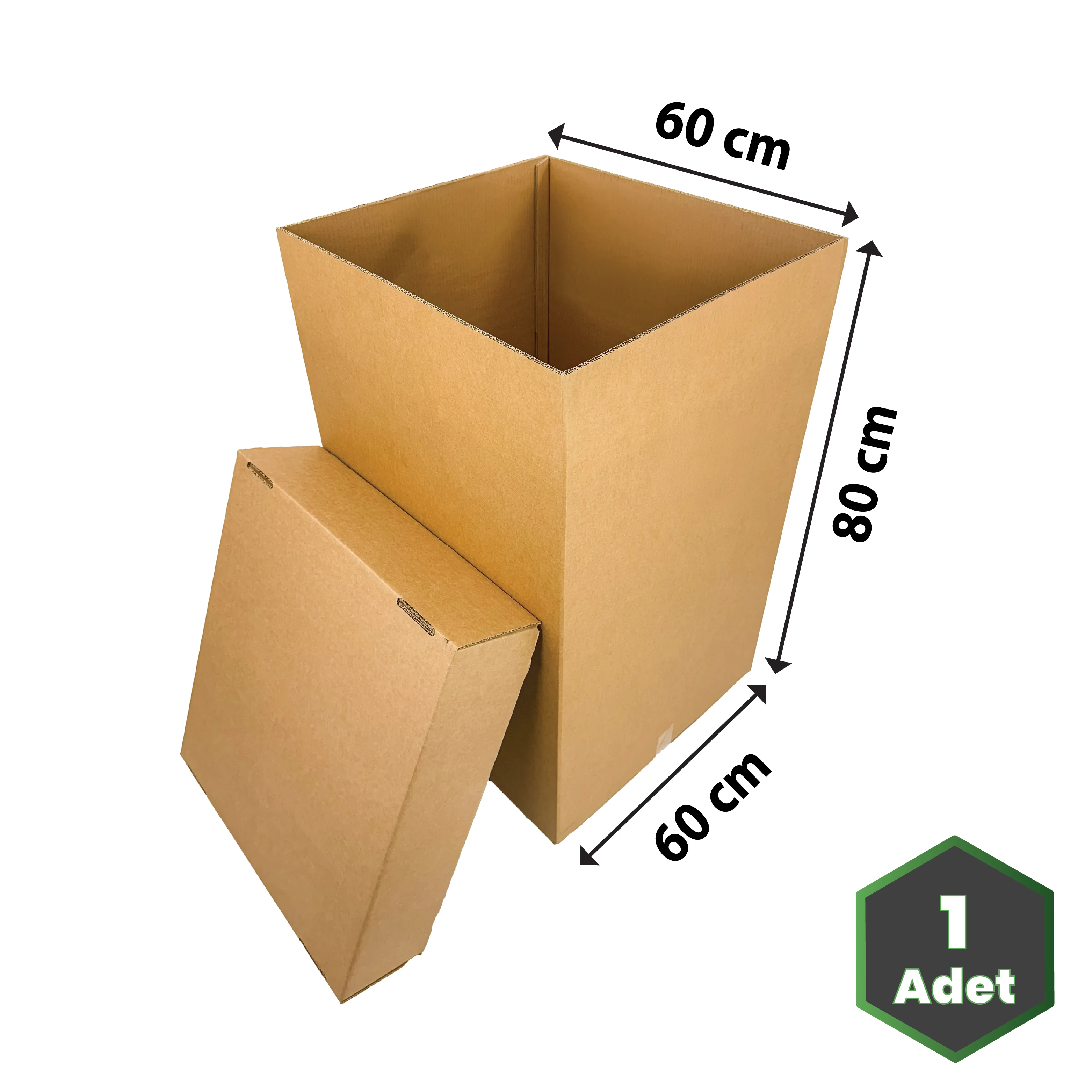 Bebek Cinsiyet Partisi Kutusu Kraft 60x60x80 cm