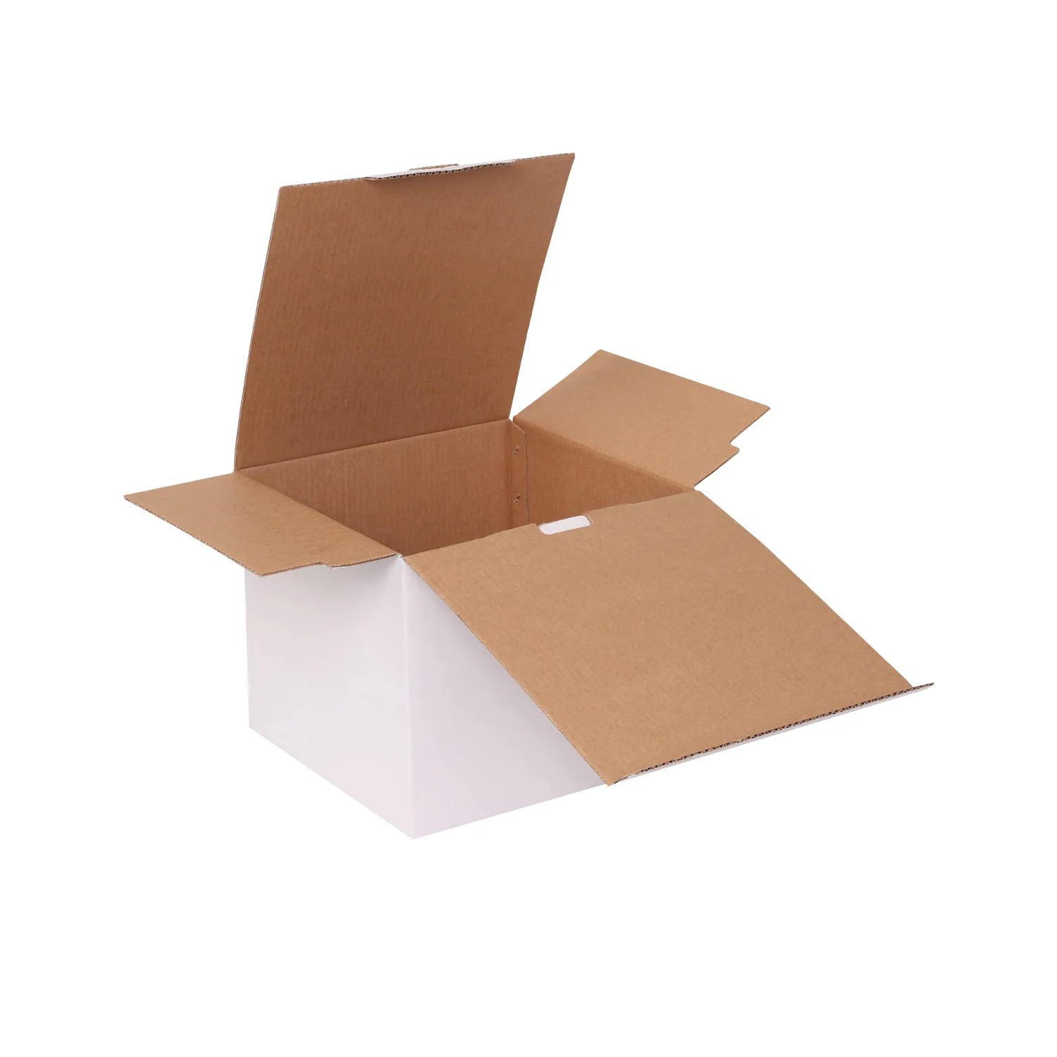 30x30x25 cm Beyaz Dikey E-ticaret Kutusu