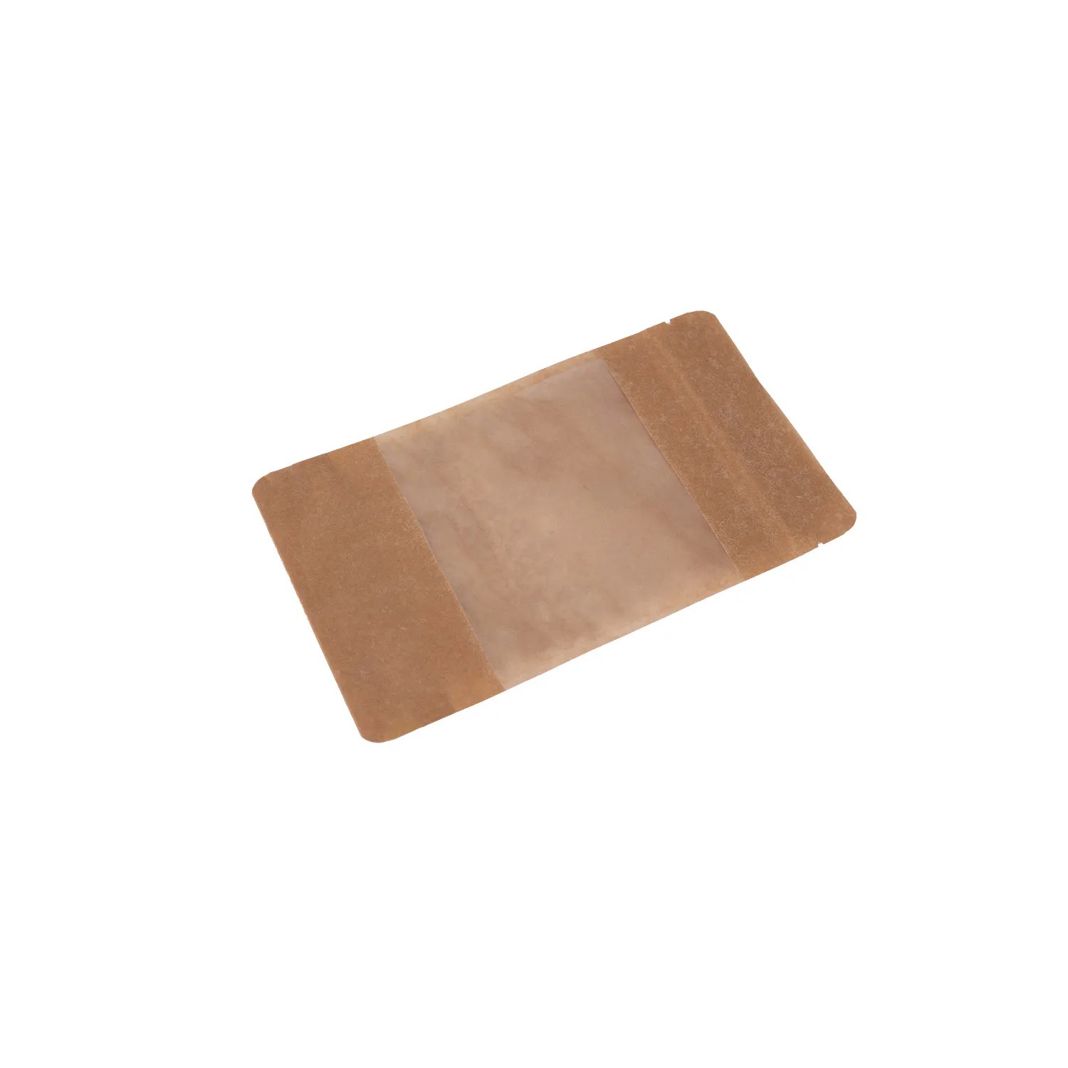 13x22,5 cm Kraft Geniş Pencereli Doypack