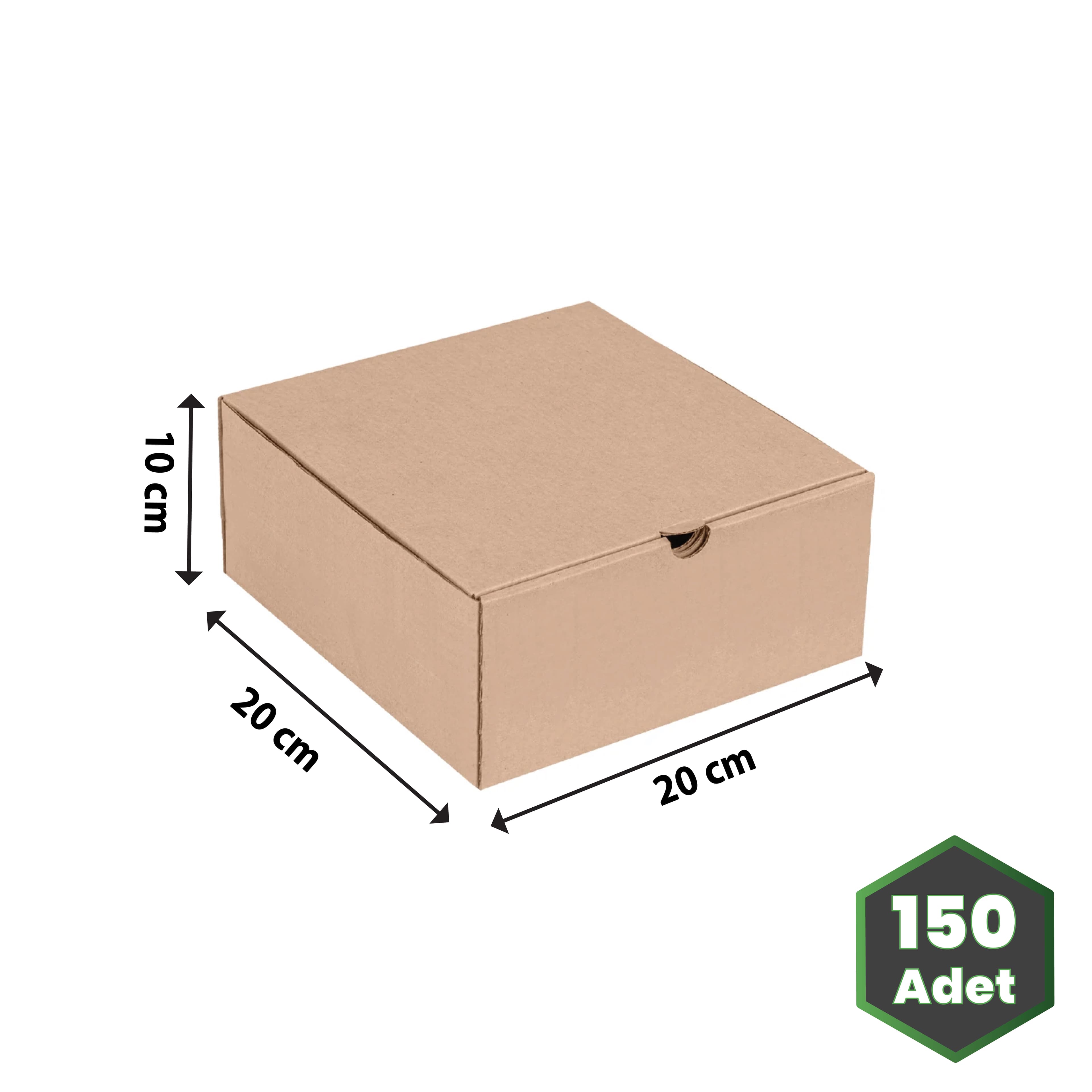 20x20x10 cm Kraft E-ticaret Kutusu