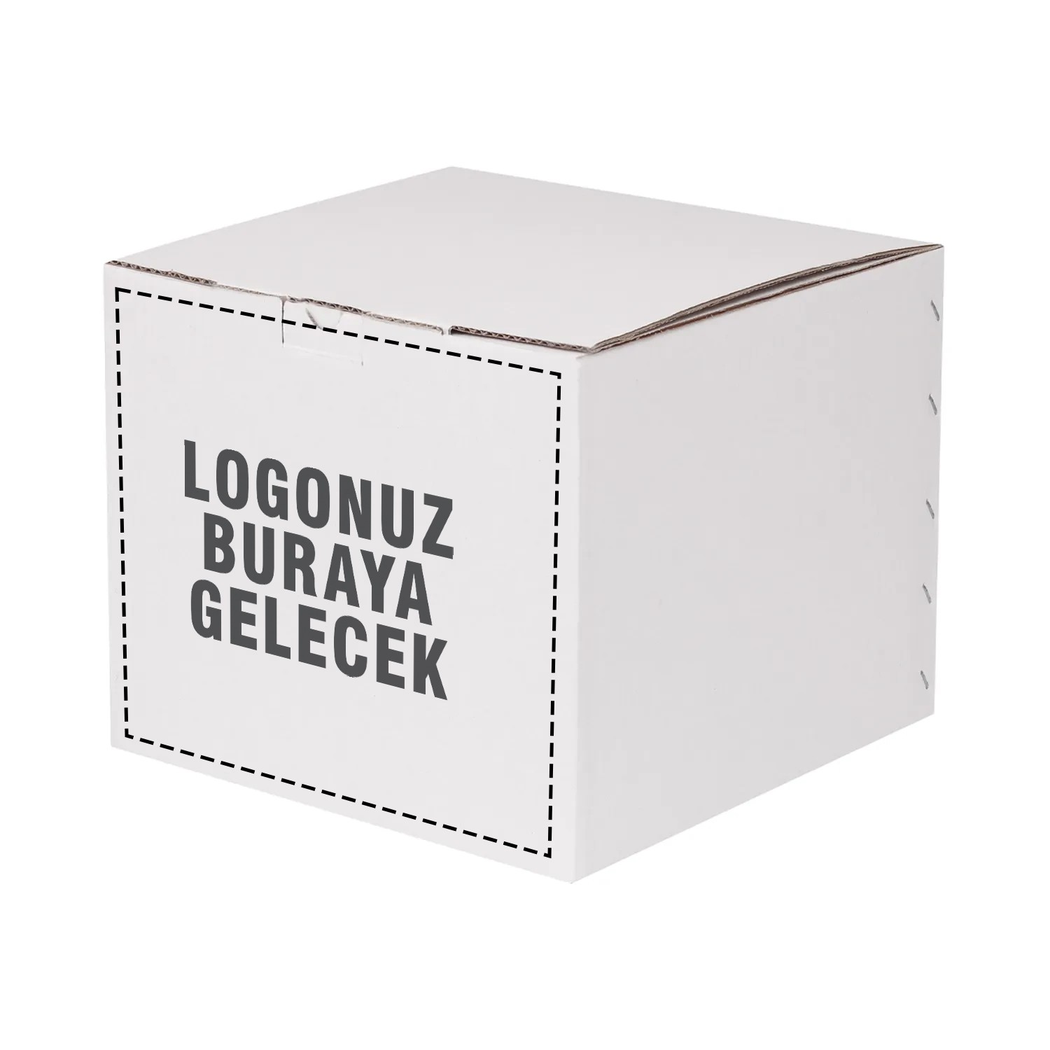 30x30x25 cm Beyaz Dikey E-ticaret Kutusu