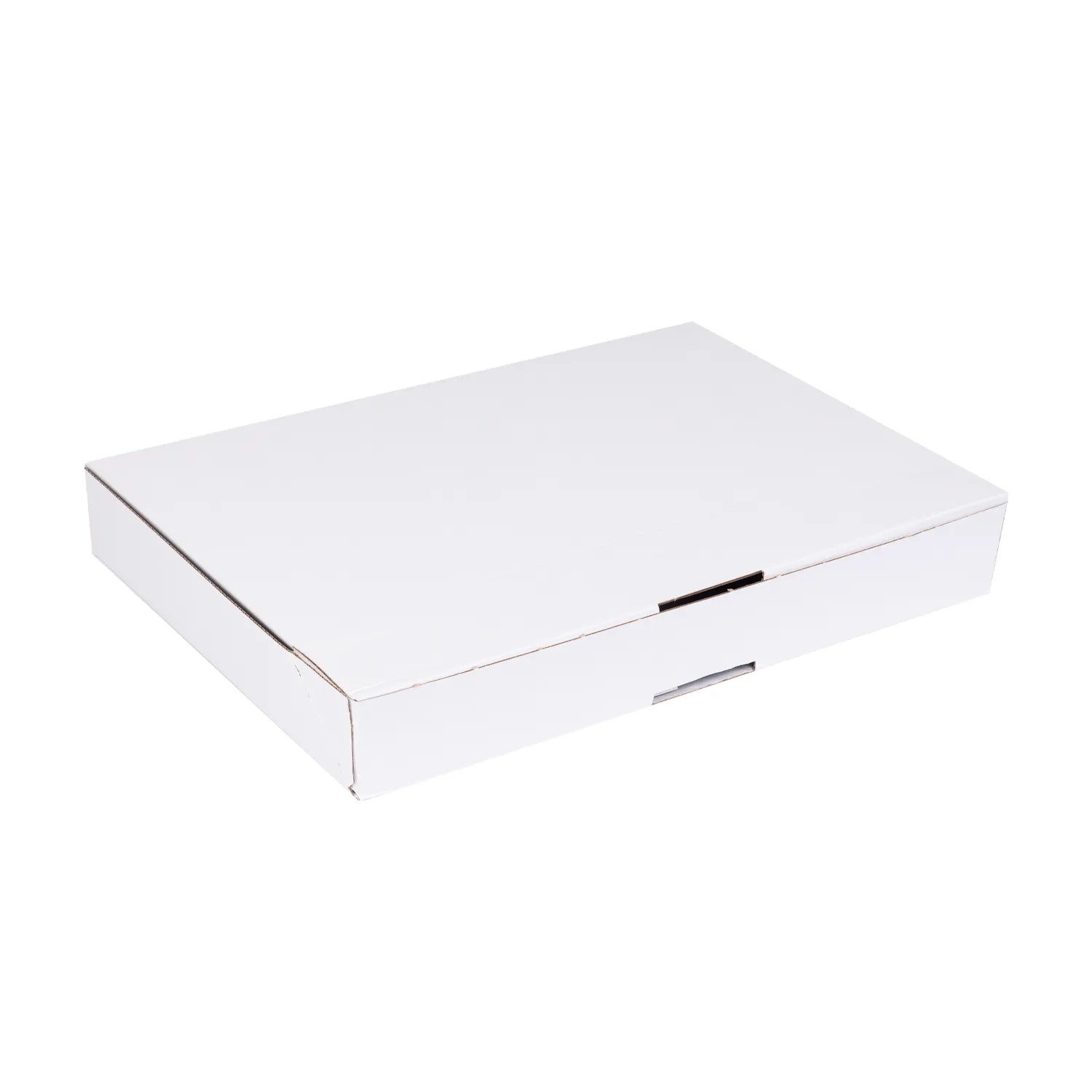 35x25x4,5 cm Beyaz Pizza Kutusu