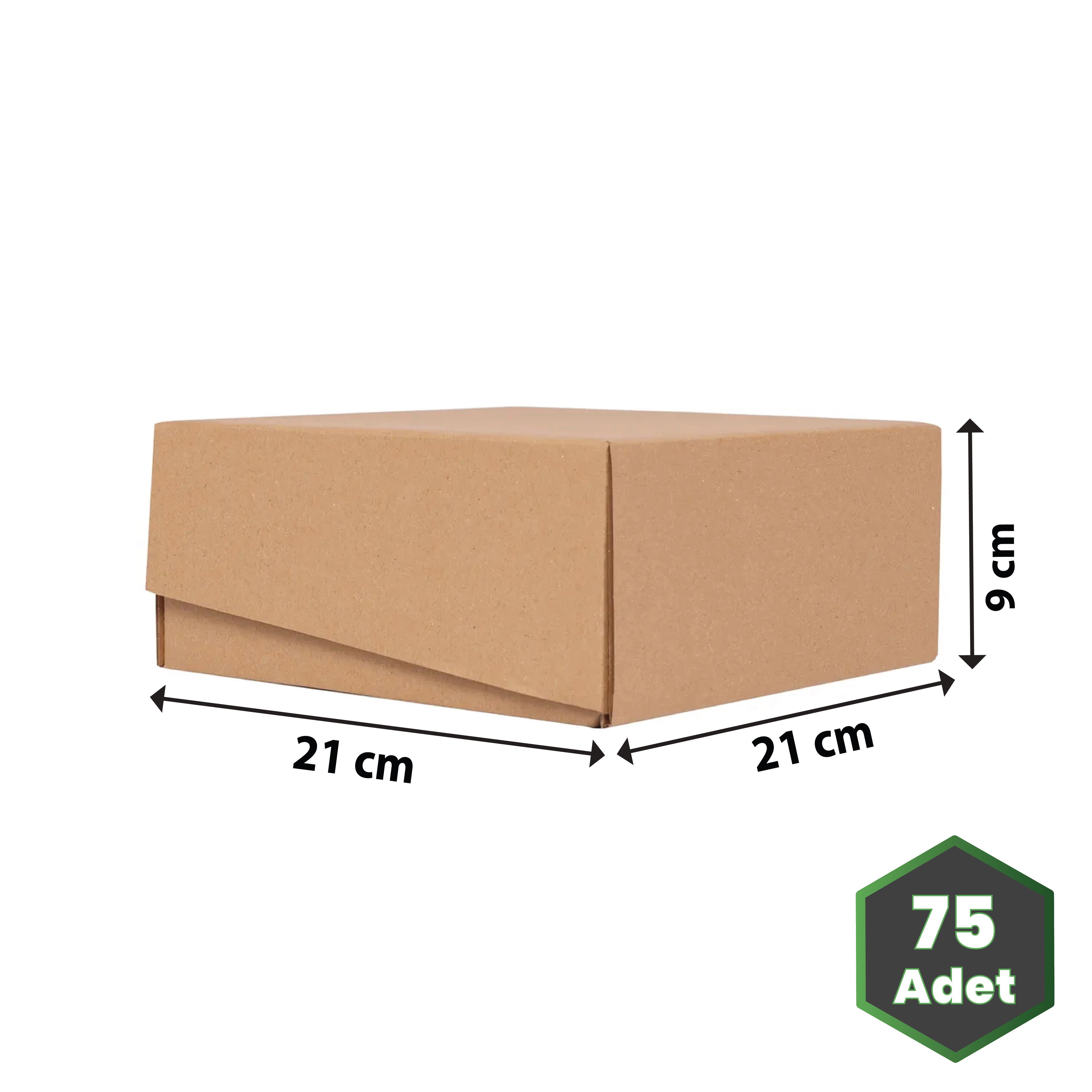 21x21x9 cm Kraft E-ticaret Kutusu