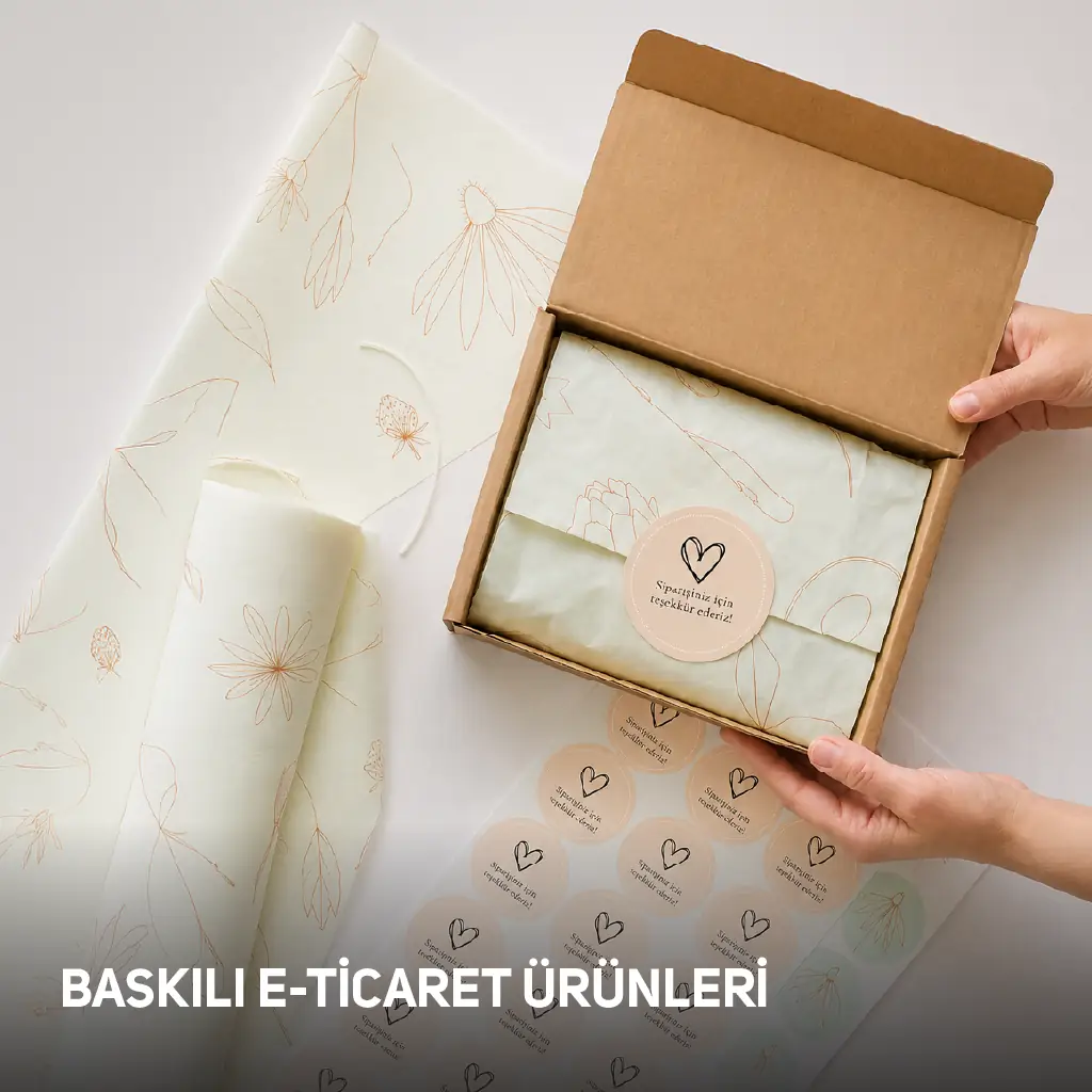 Baskılı E-Ticaret Ürünleri