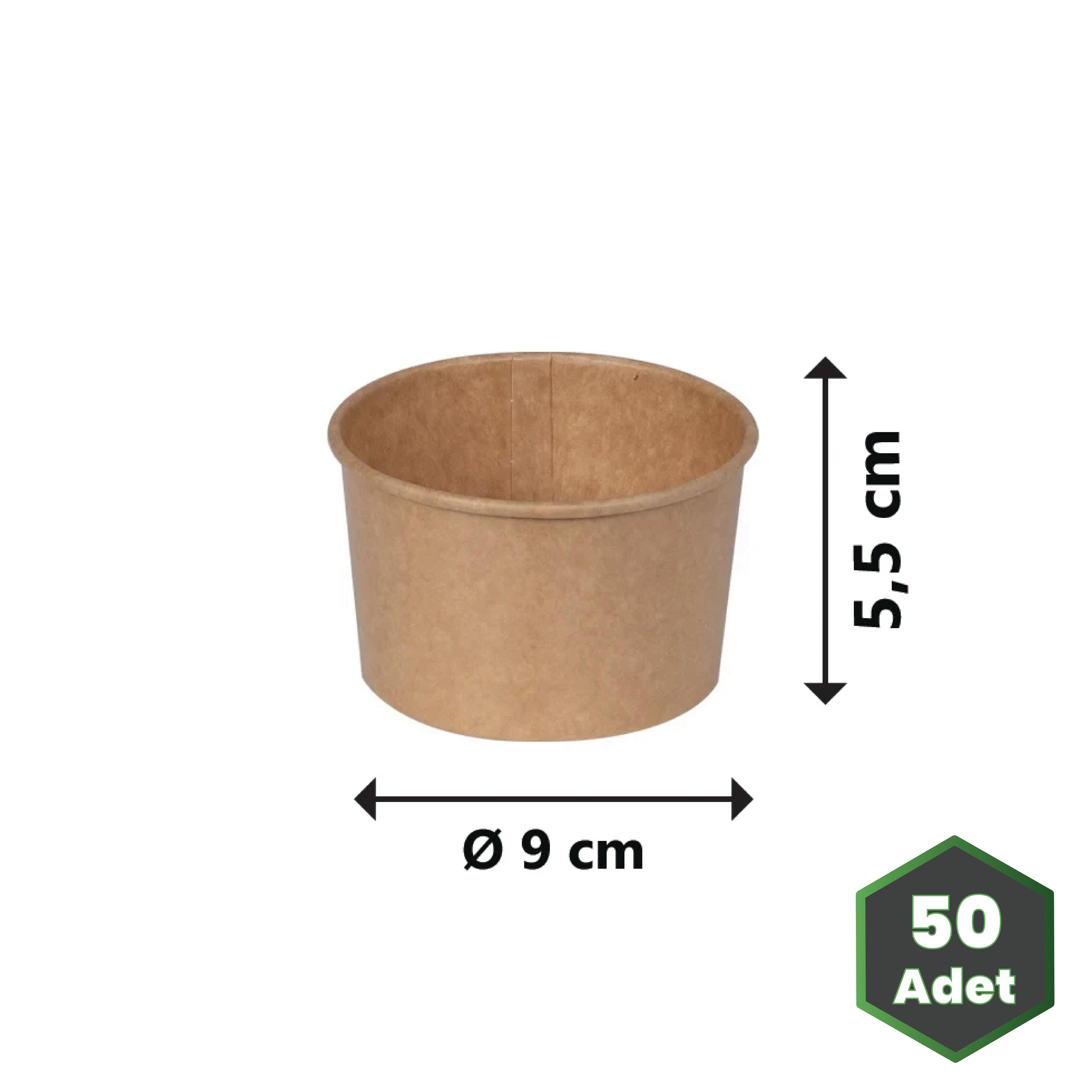 230 ml Kraft Karton Gıda Kasesi