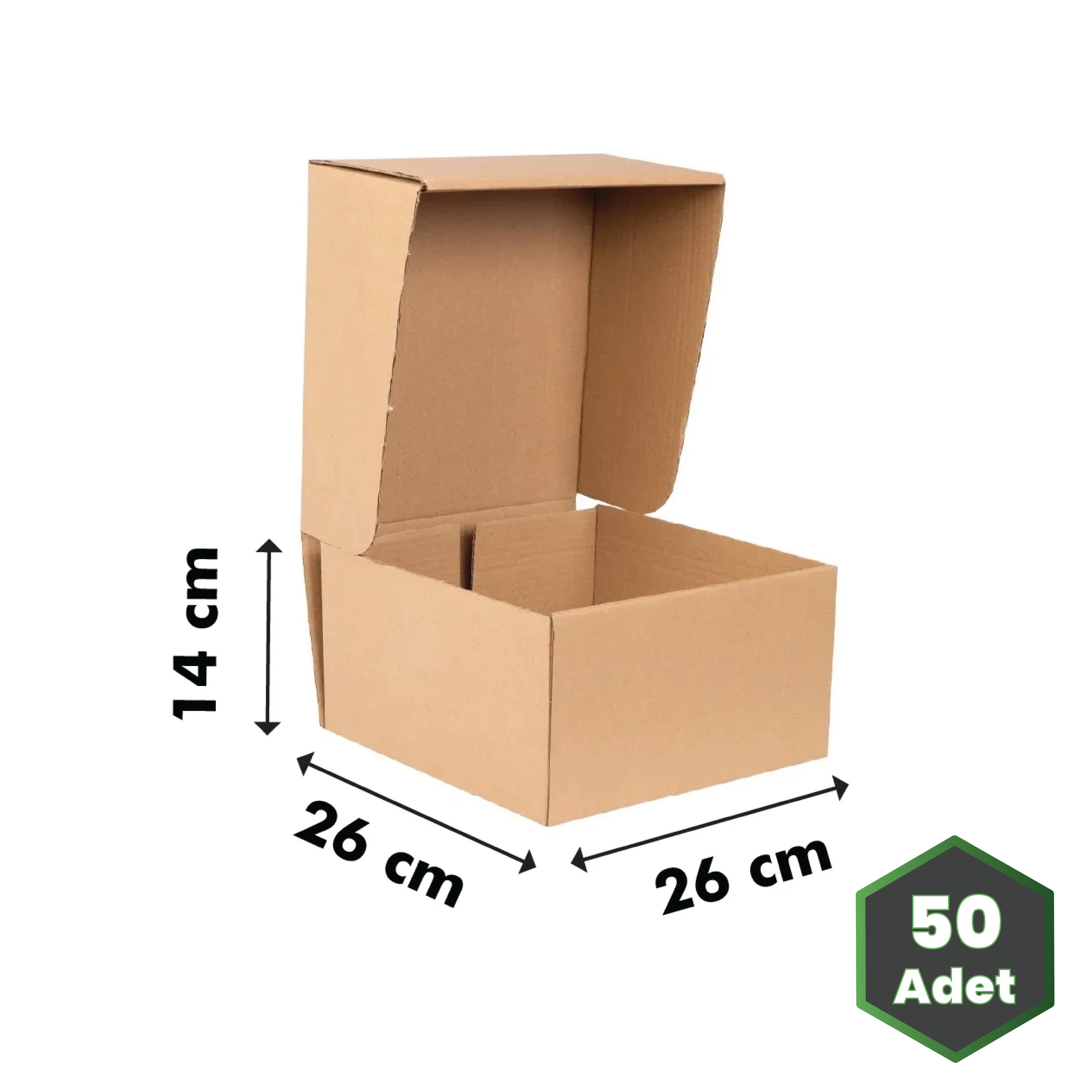 26x26x14 cm Kraft E-ticaret Kutusu