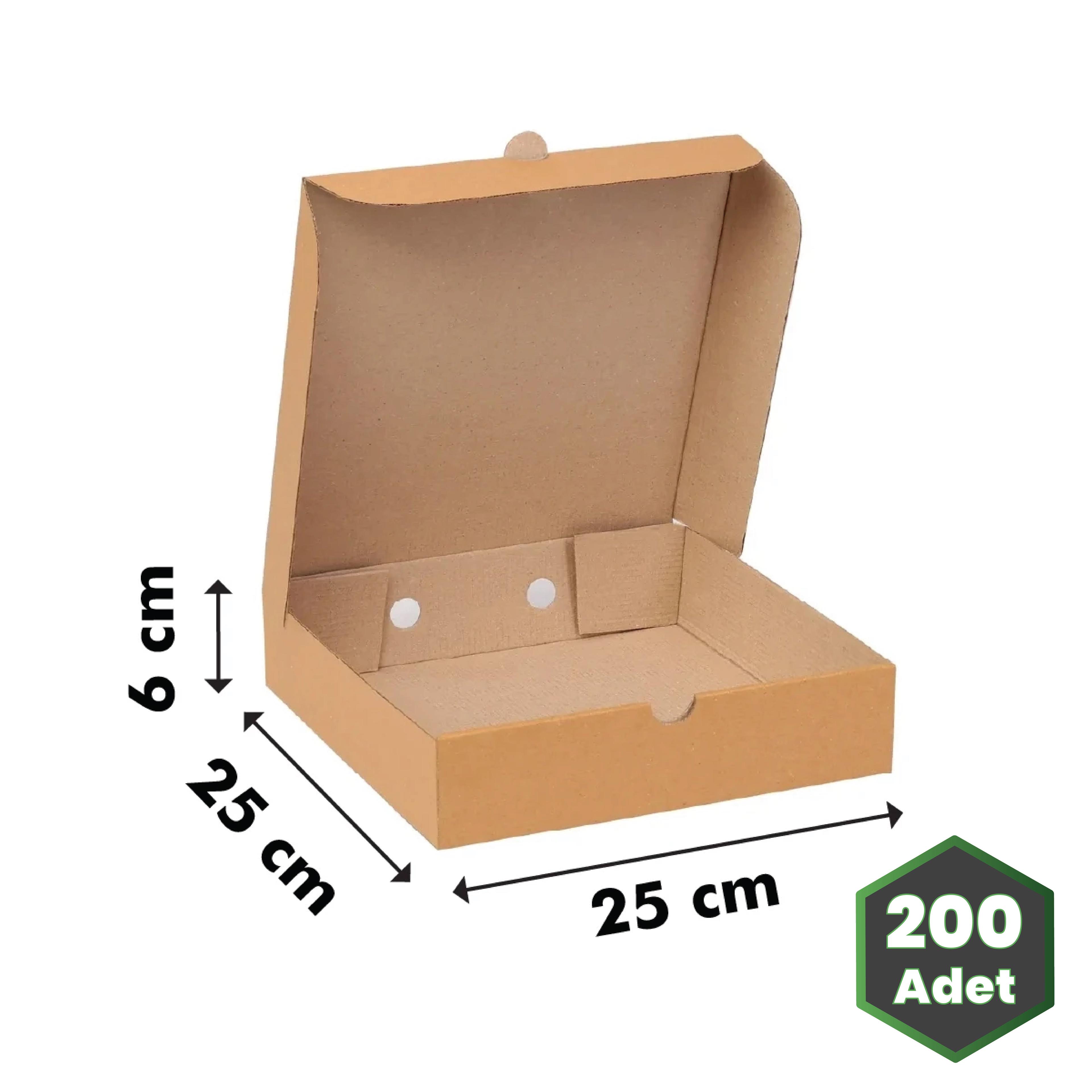 25x25x6 cm Kraft E-ticaret Kutusu