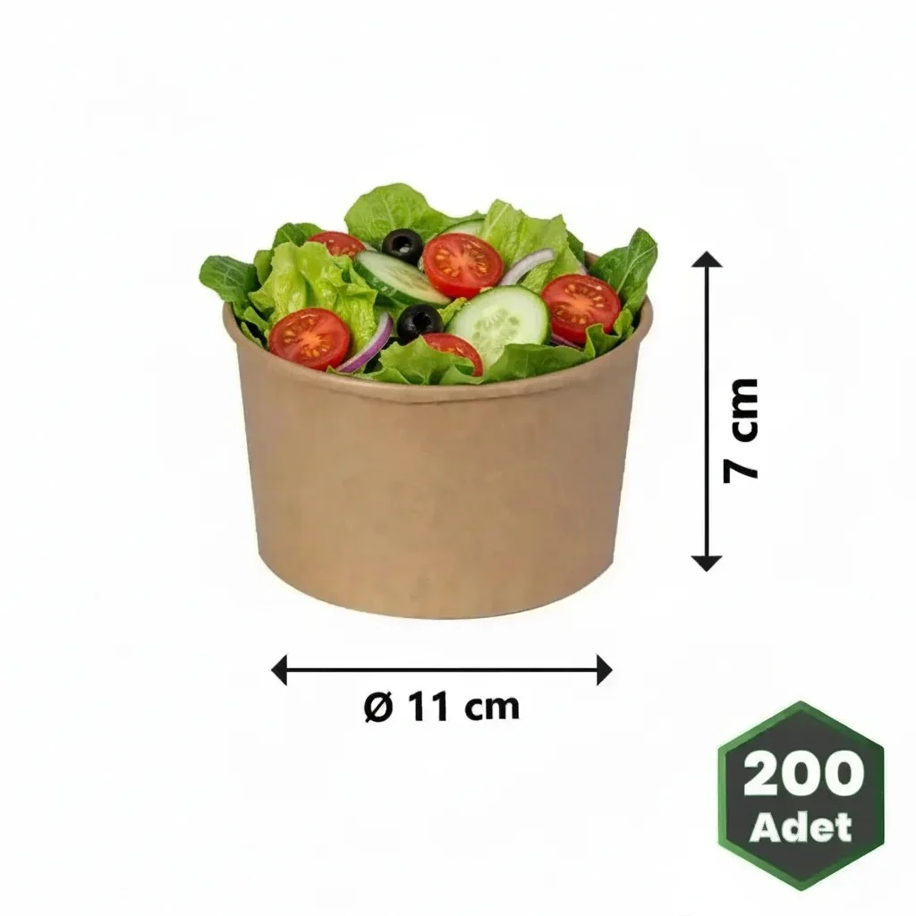 16 oz Kraft Karton Gıda Kasesi