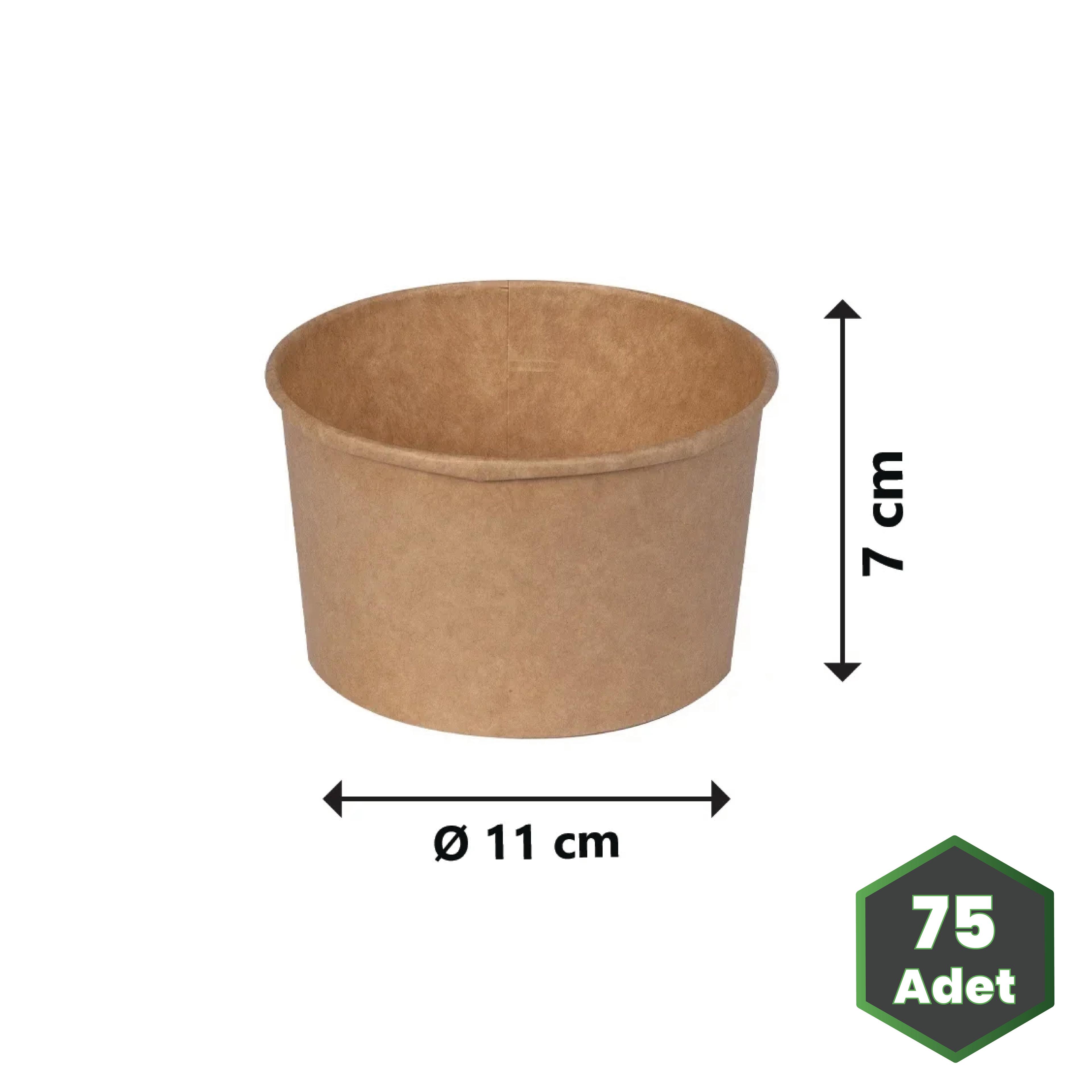 16 oz Kraft Karton Gıda Kasesi