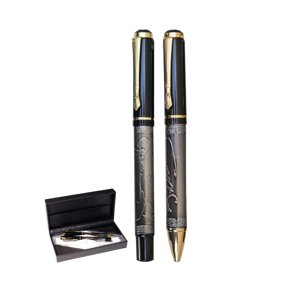 Kişiye Özel Atatürk Kocatepe Kabartmalı Kalem (Tükenmez + Roller Set)