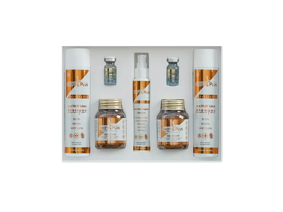 Greft Plus 3 Months Anti-Hair Loss, After Hair Transplant Complete Hair Care Set
