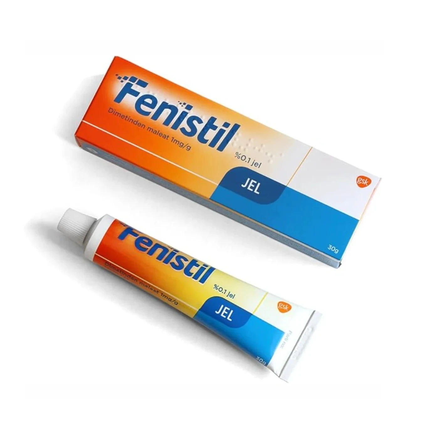 FENISTIL Gel 30g Fast Relief Itching Skin, Rashes, Insect Bites, Skinburns