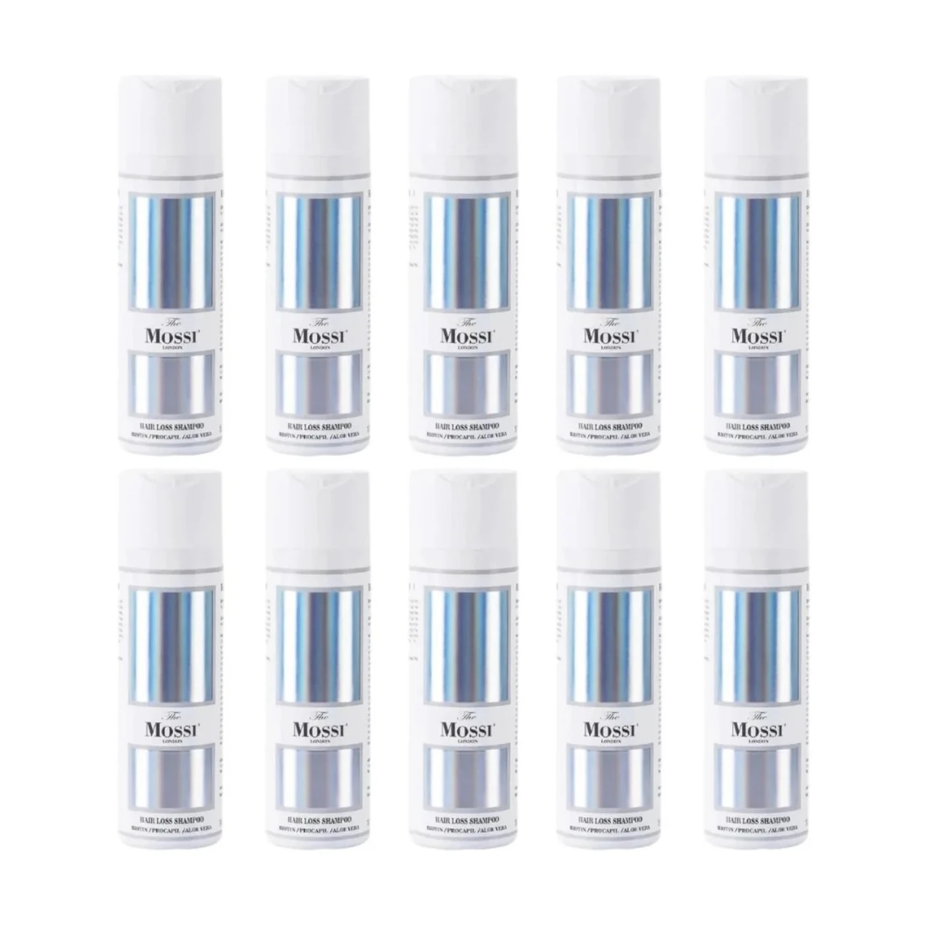 The Mossi London Hair Loss Shampoo - LOT OF 10
