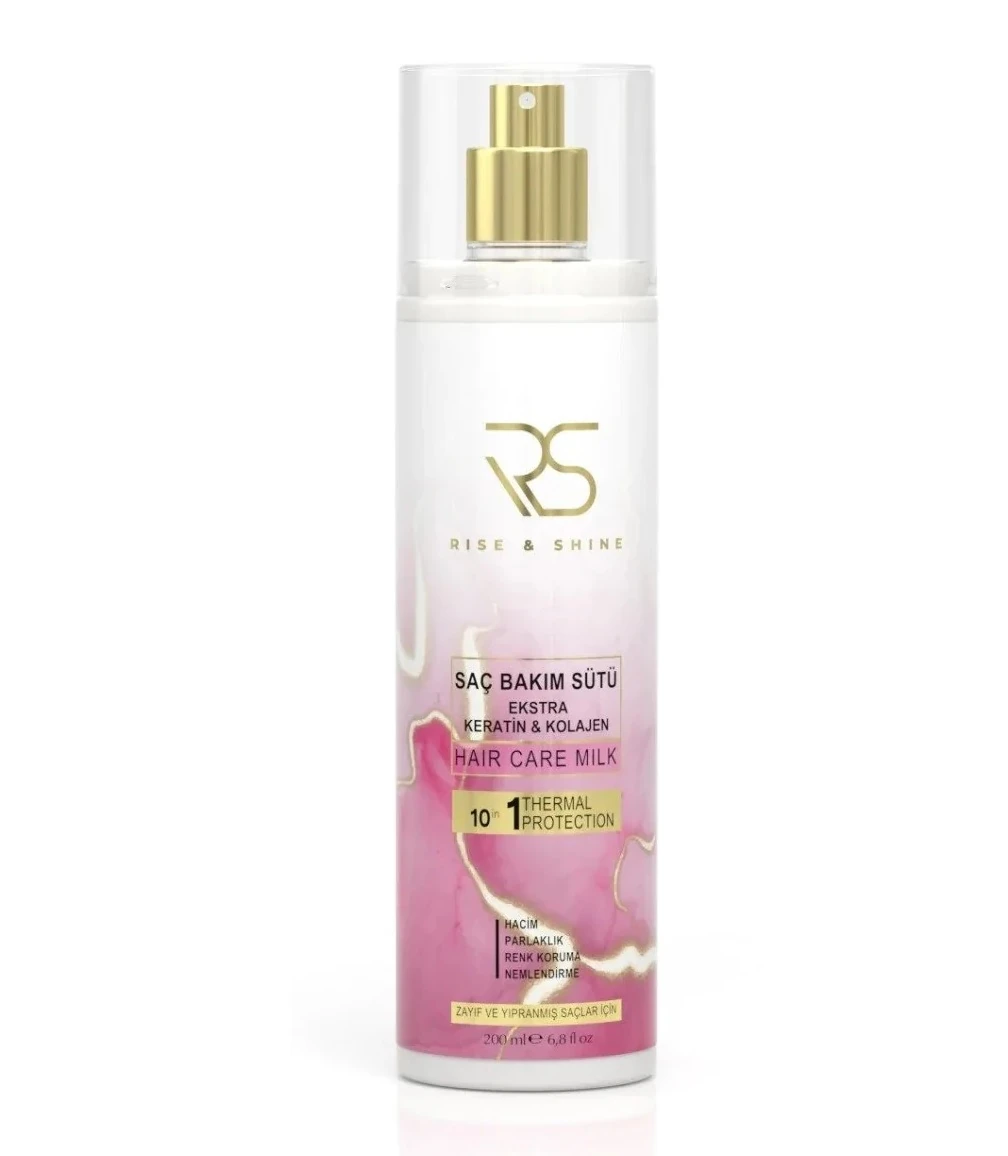 RISE & SHINE KERATIN & COLLAGEN HAIR CARE MILK - 200 ML