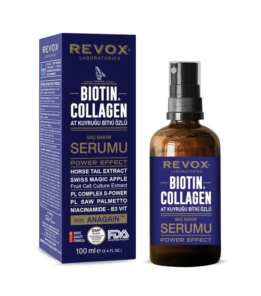 REVOX Biotin & Collagen + Horsetail Herbal Extract Hair Care Serum