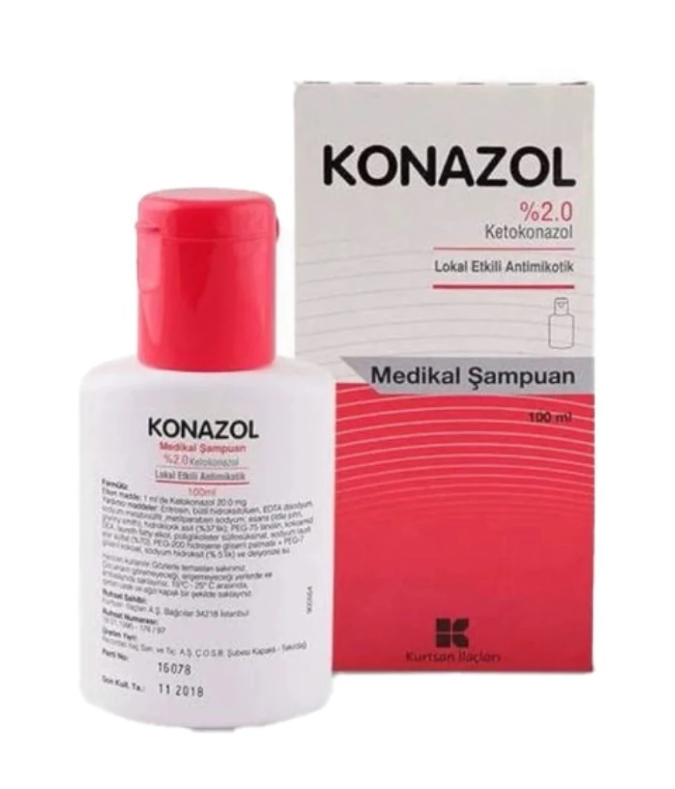 KONAZOL shampoo with ketoconazole, 100 ml