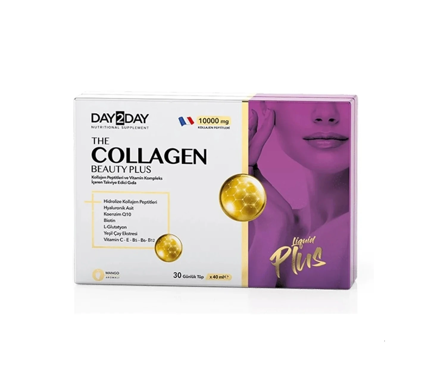 Day2Day The Collagen Beauty Ampoules MANGO Flavor - 40ml x 30pcs