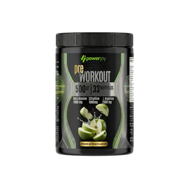 Pre-Workout Yeşil Elma 500 Gr.