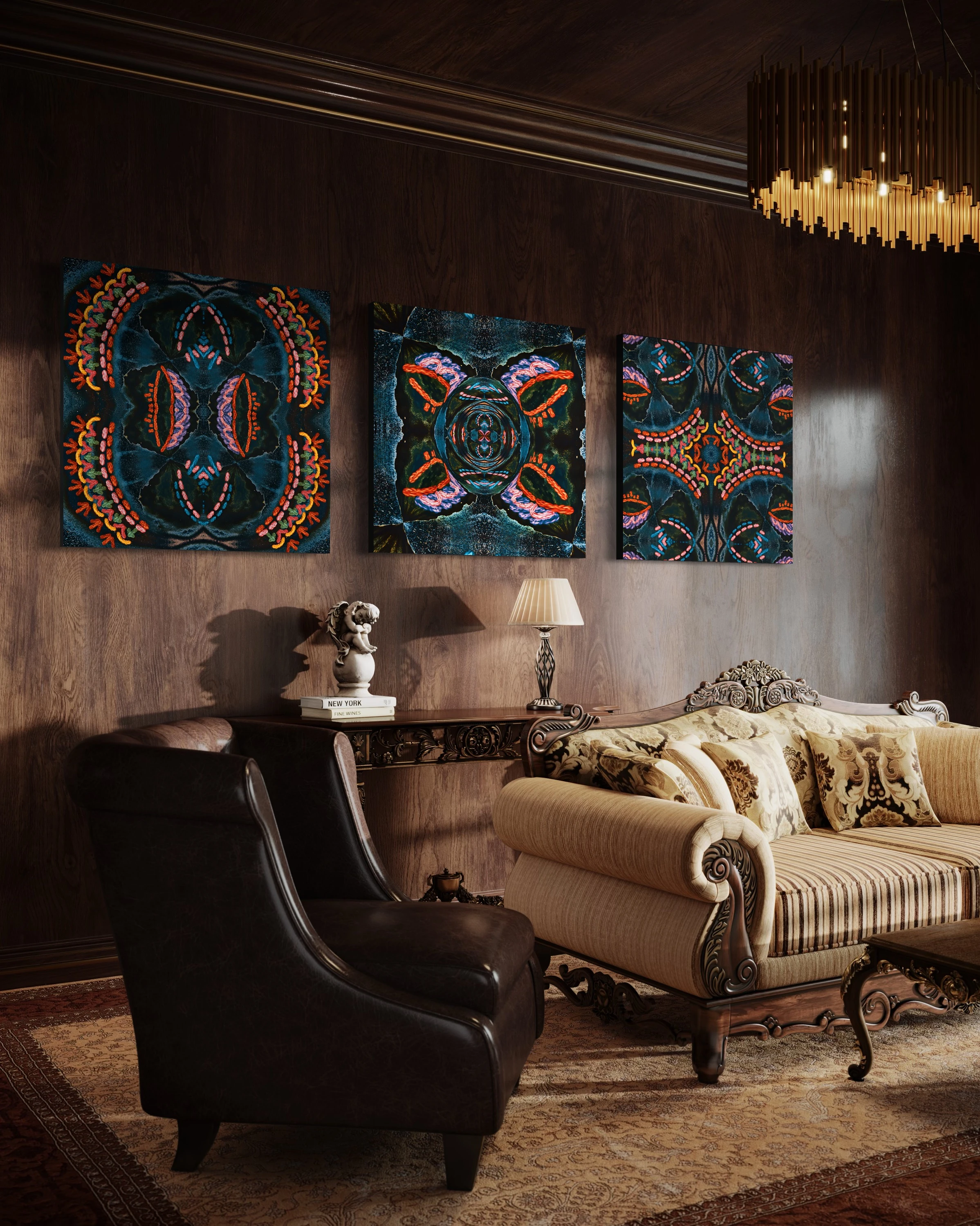 Eyes Wide Shut 3'lü Set Tablo