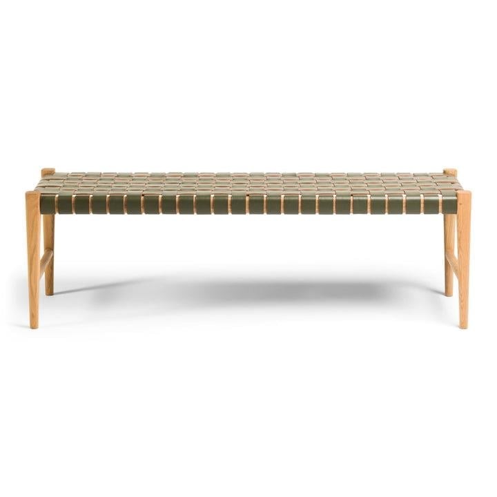 Gerçek Deri Kent Bench - Haki