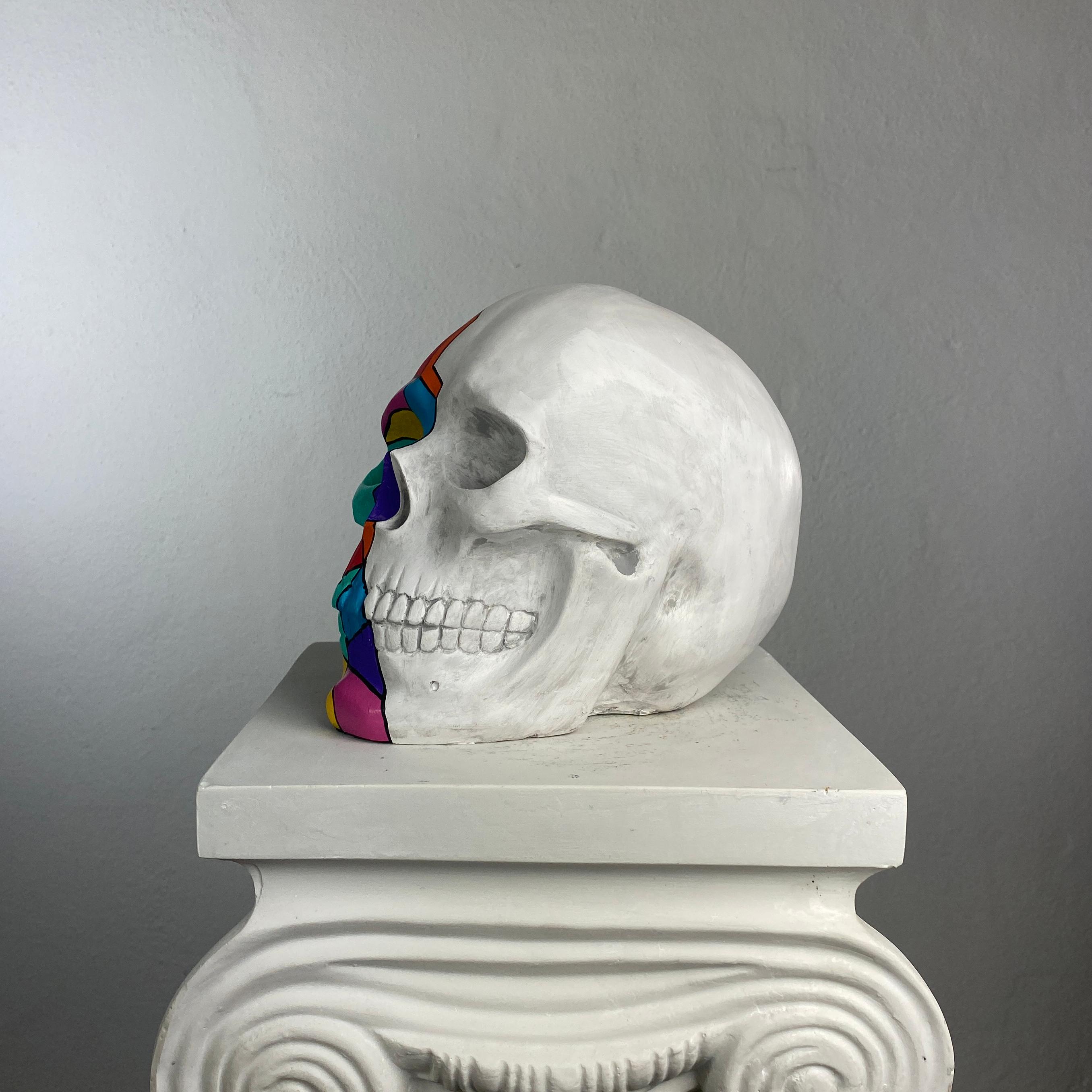 Skull Cubic Heykel