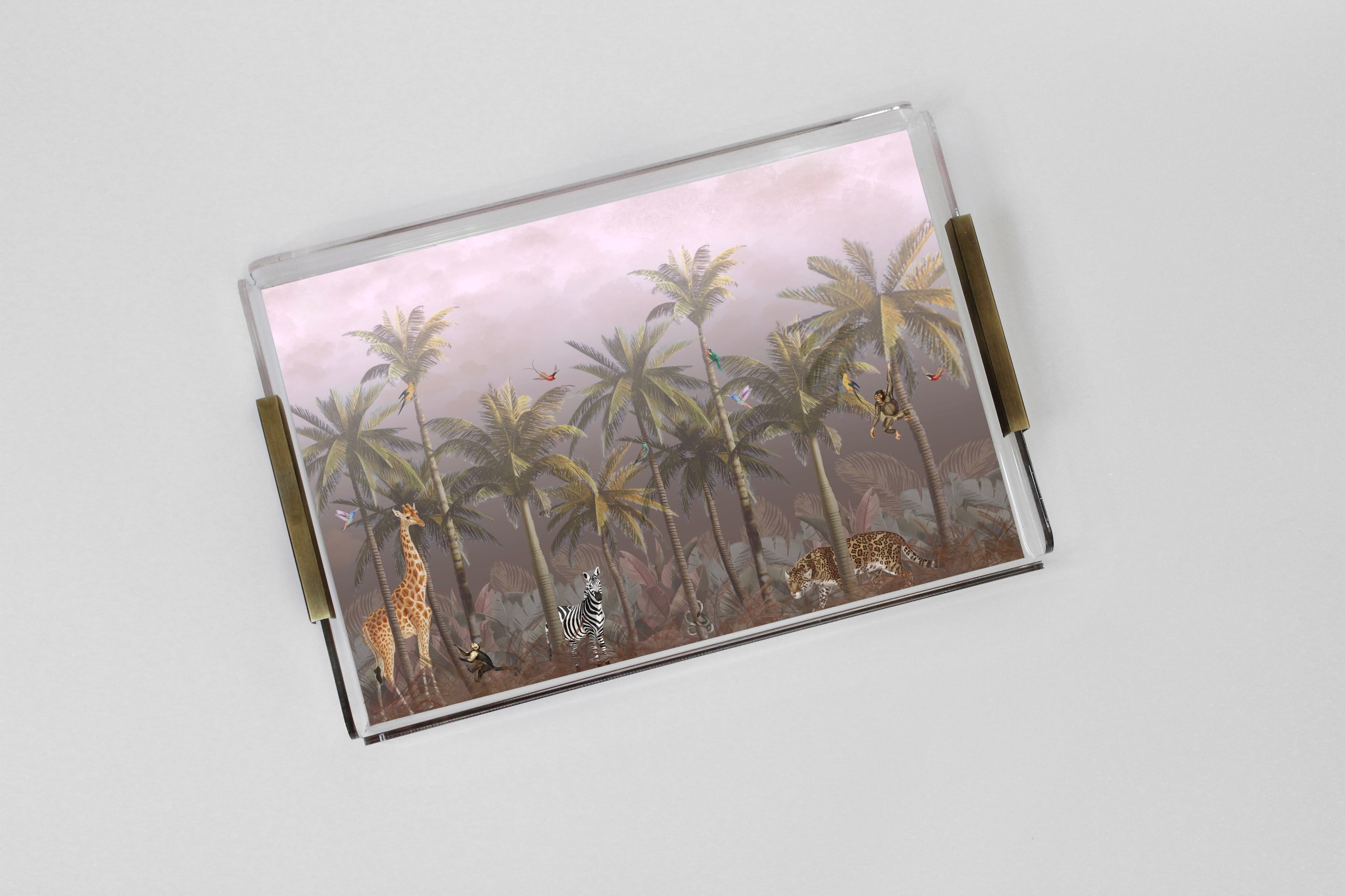Wildest Dream Collection Büyük Tepsi - Bej