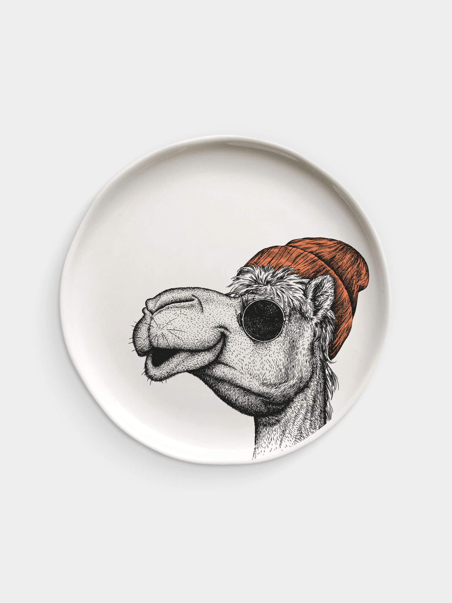 Gravür Hayvan Tabak - Deve