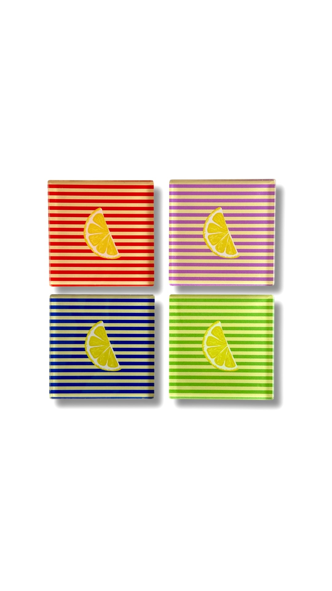Lemon Twist Bardak Altlığı 4’lü