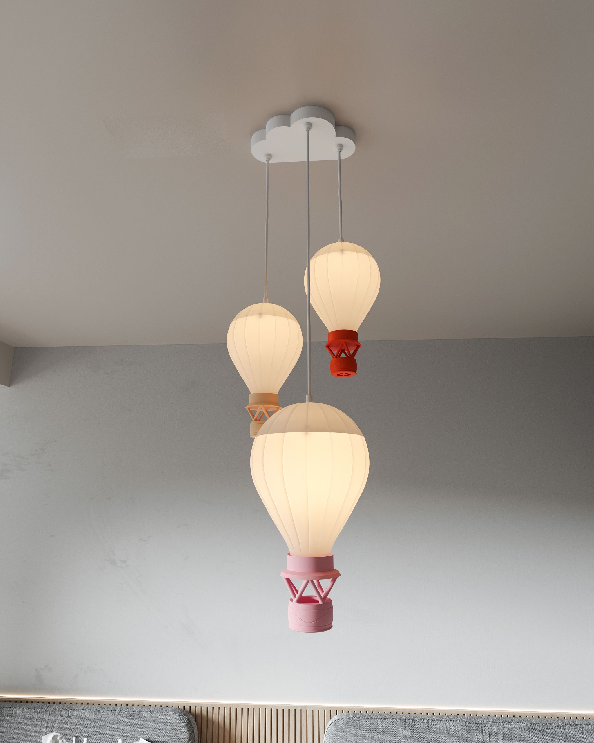 3’lü Balon Sarkıt Set