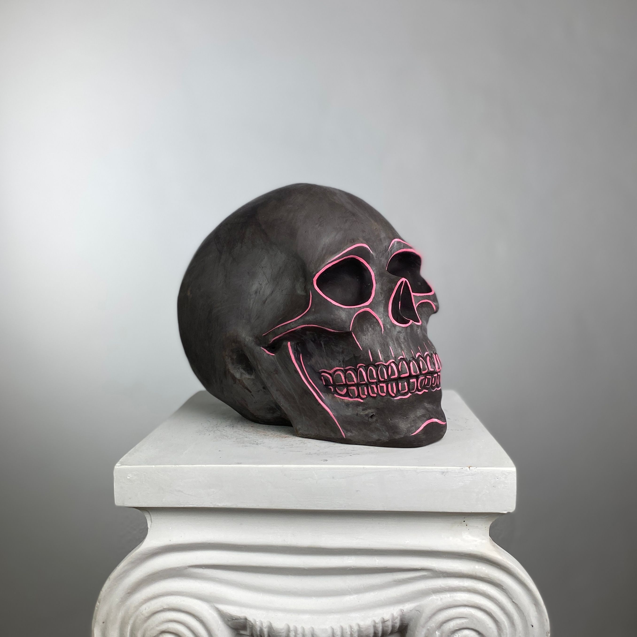 Skull Neon Heykel