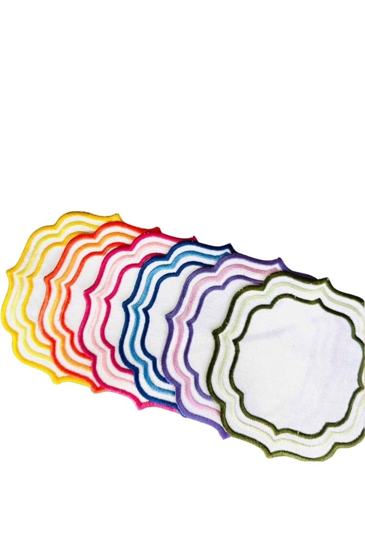 Colorful Swirl 6’lı Kokteyl Peçetesi