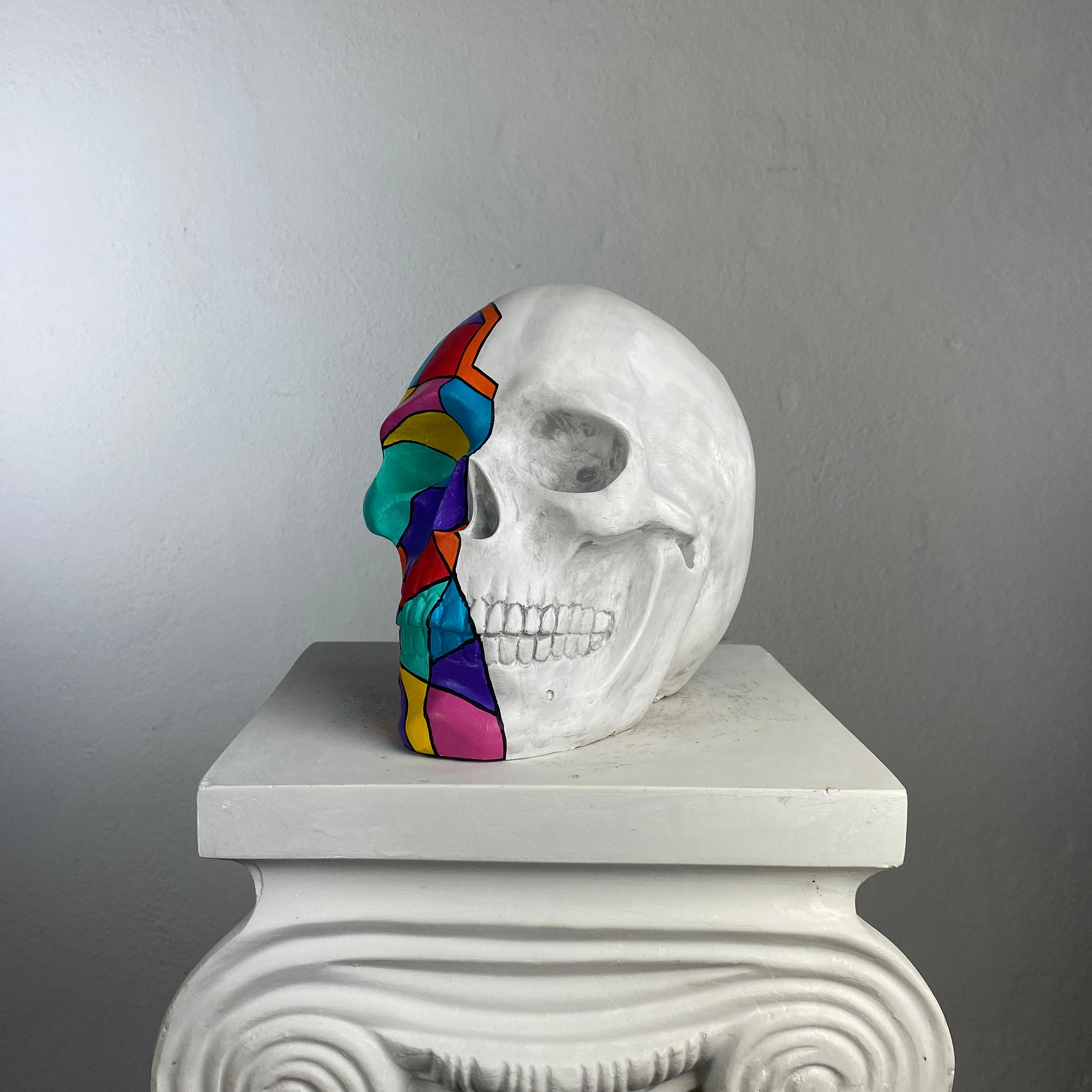 Skull Cubic Heykel