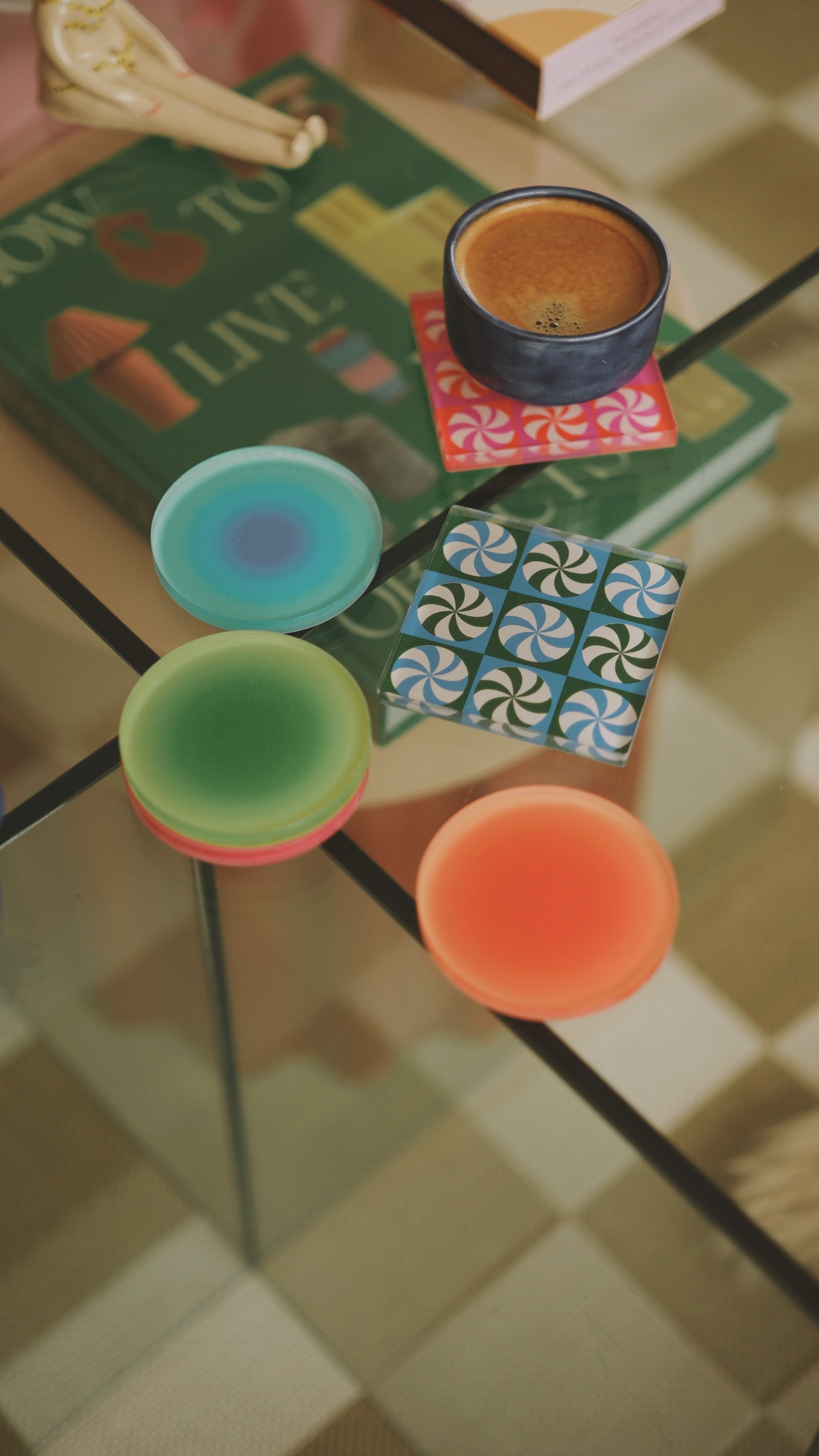 Aura of Joy Bardak Altlığı 4'lü Set