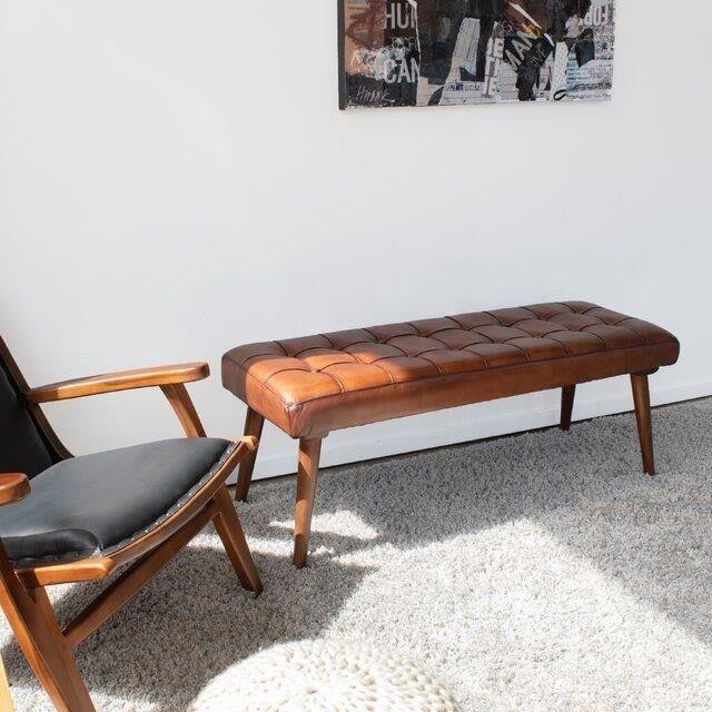 Gerçek Deri Cappitone Bench