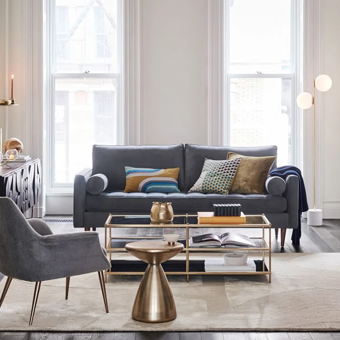 Castle Gold Metal Orta Sehpa