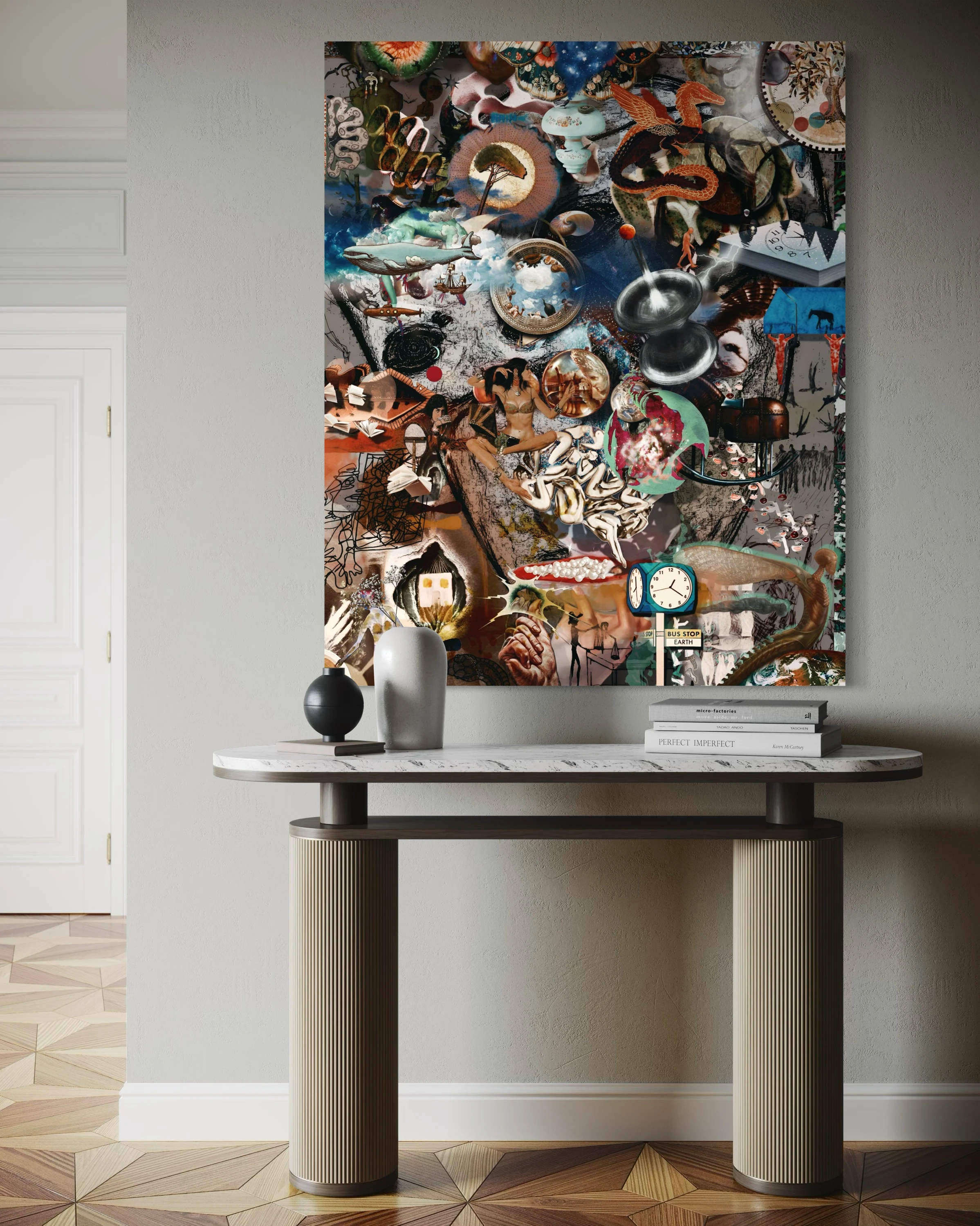 Bus Stop Earth Tablo