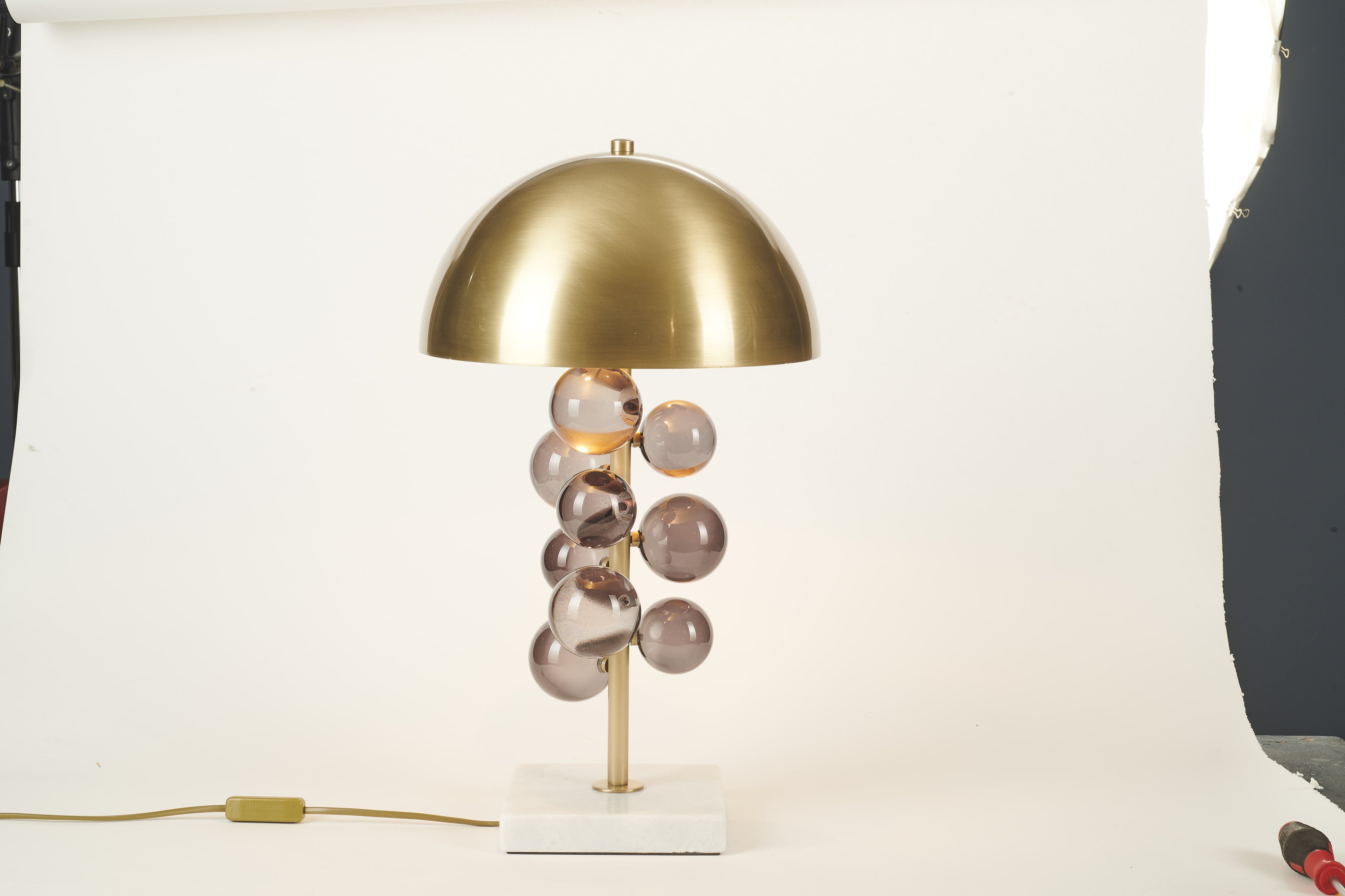 Bubble Lamp Soft Masaüstü Aydınlatma - Füme