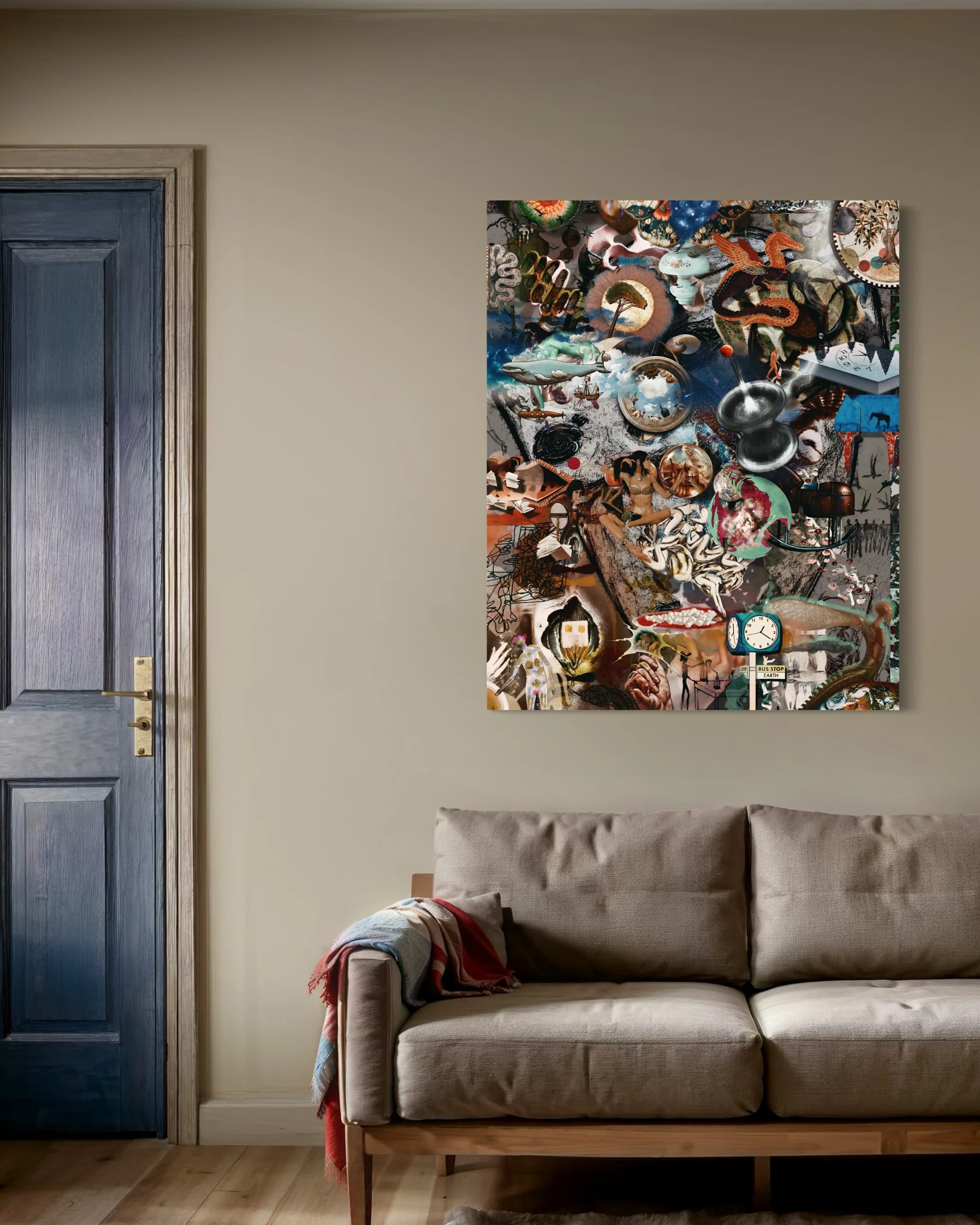 Bus Stop Earth Tablo