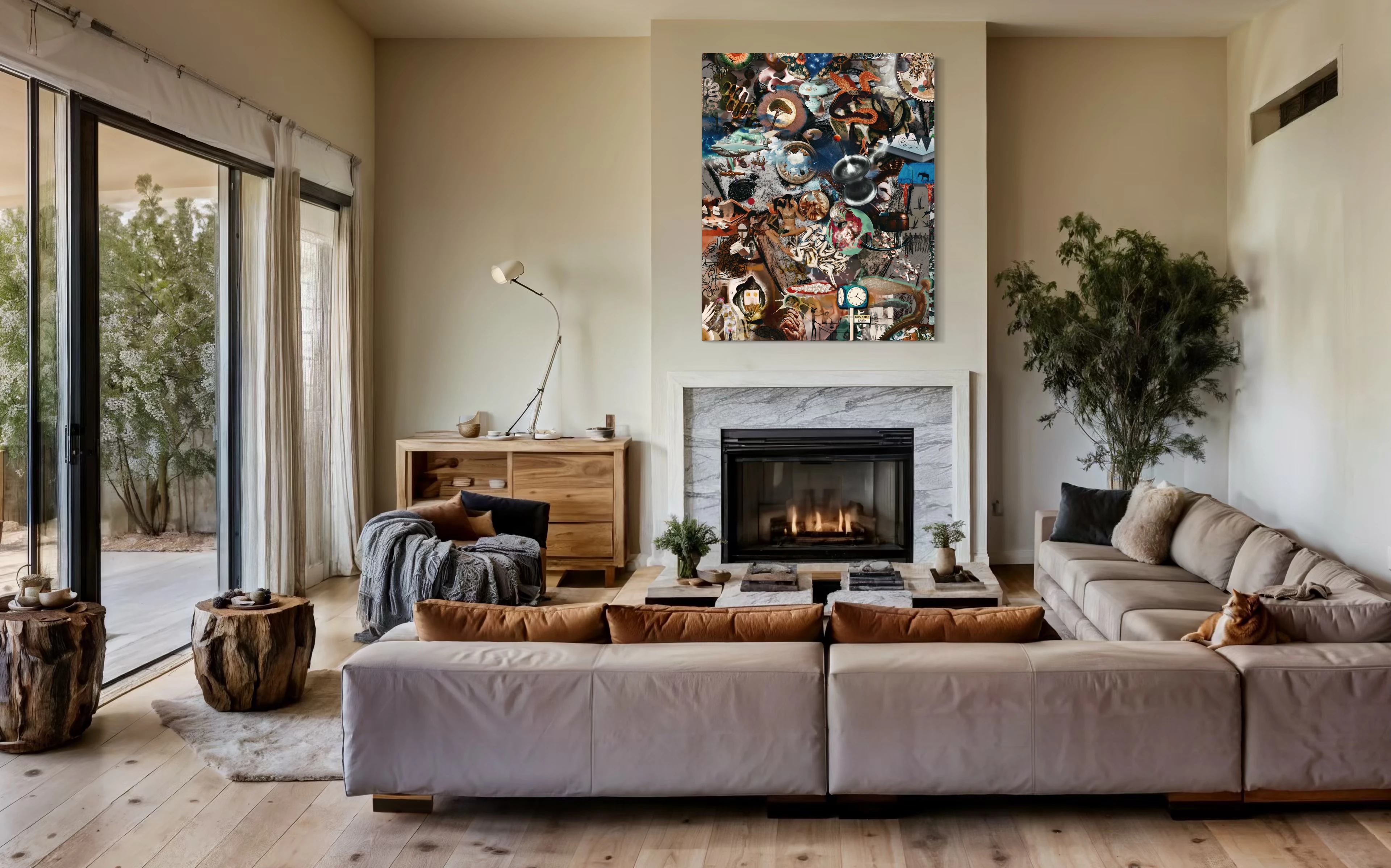 Bus Stop Earth Tablo