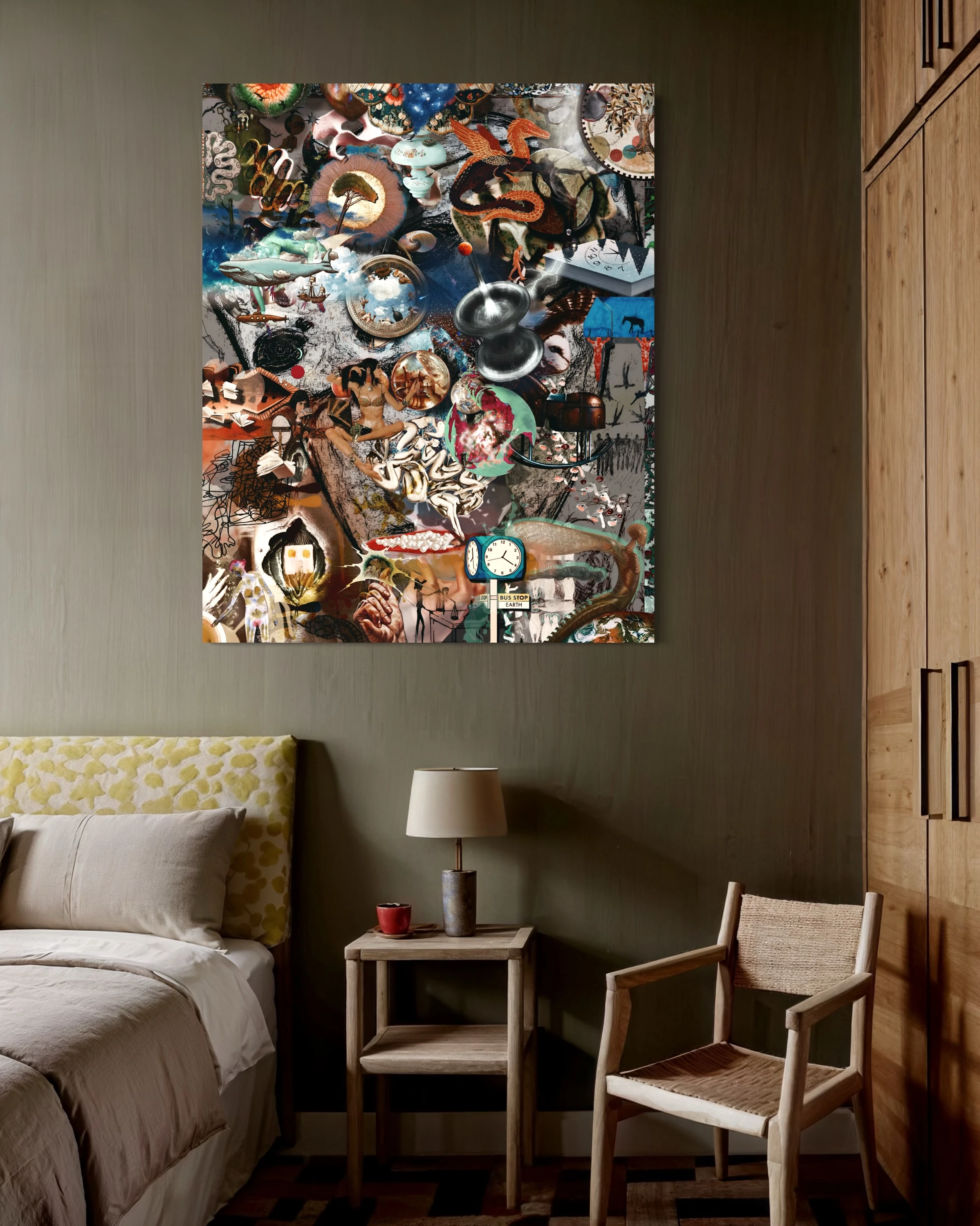 Bus Stop Earth Tablo