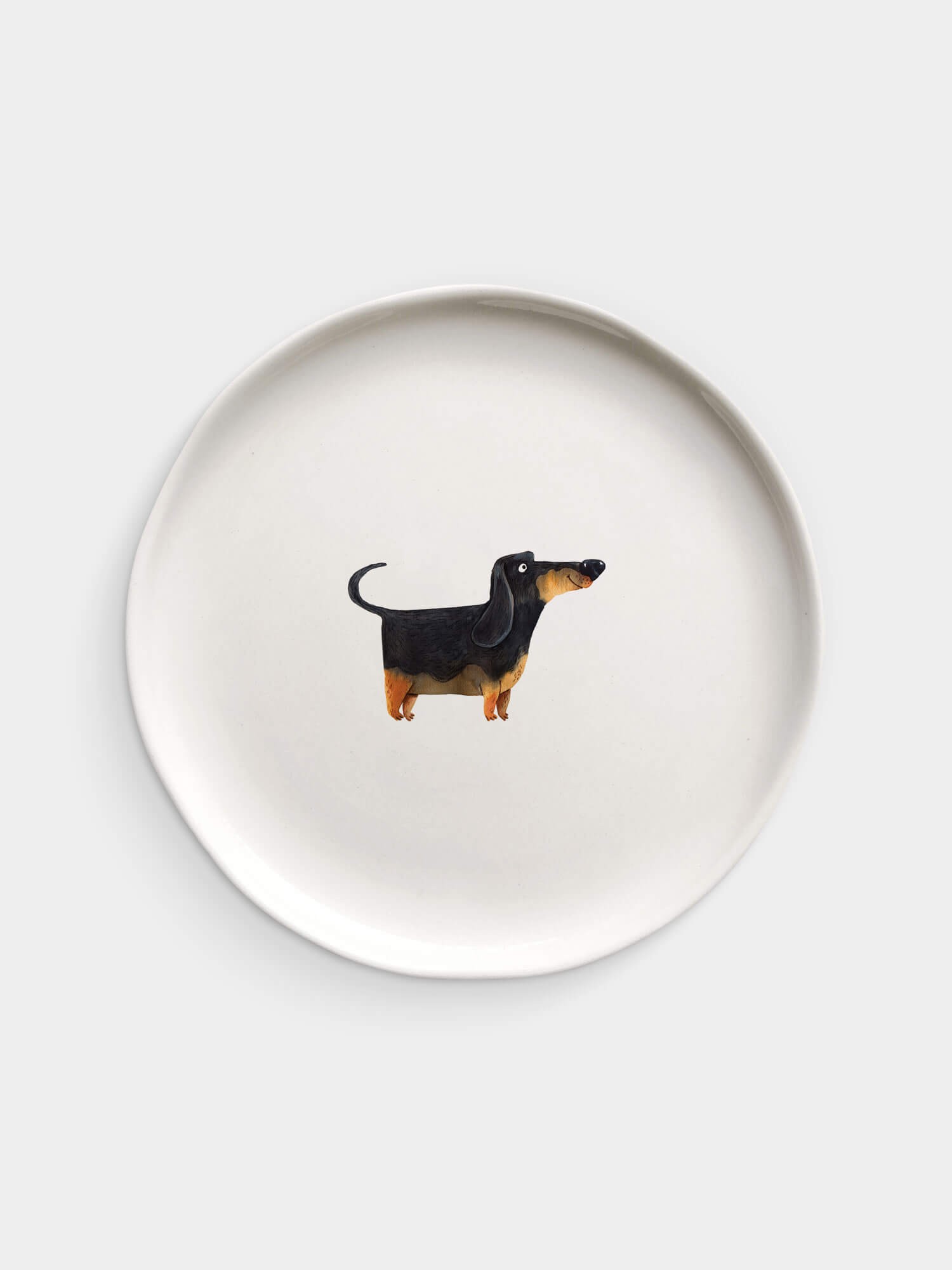 Minimal Hayvan Tabak - Köpek