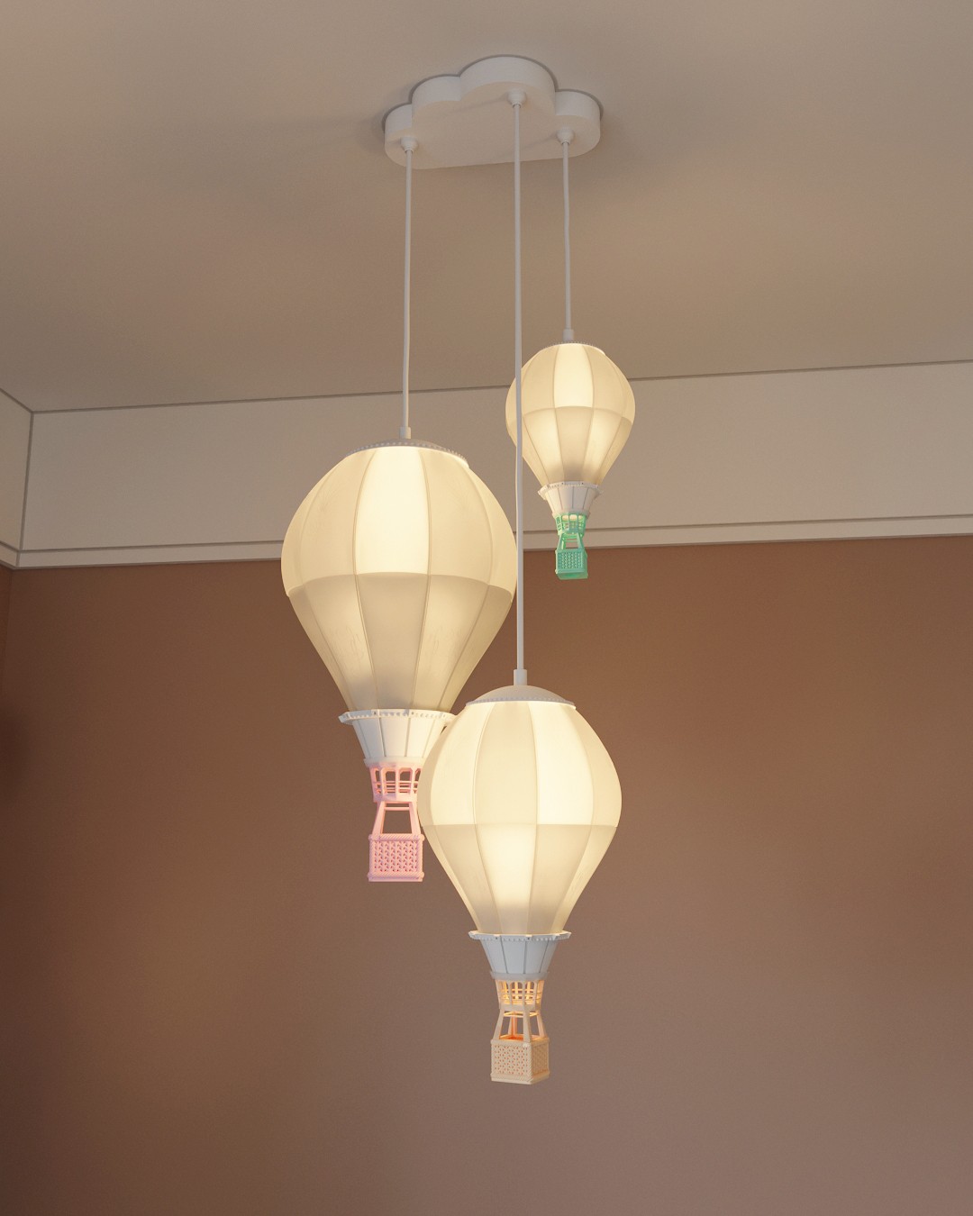 3’lü Klasik Balon Sarkıt Set