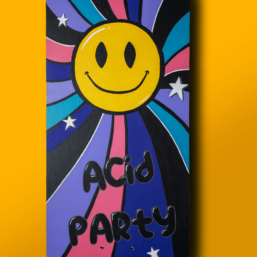 Acid Party Kaykay Duvar Dekoru