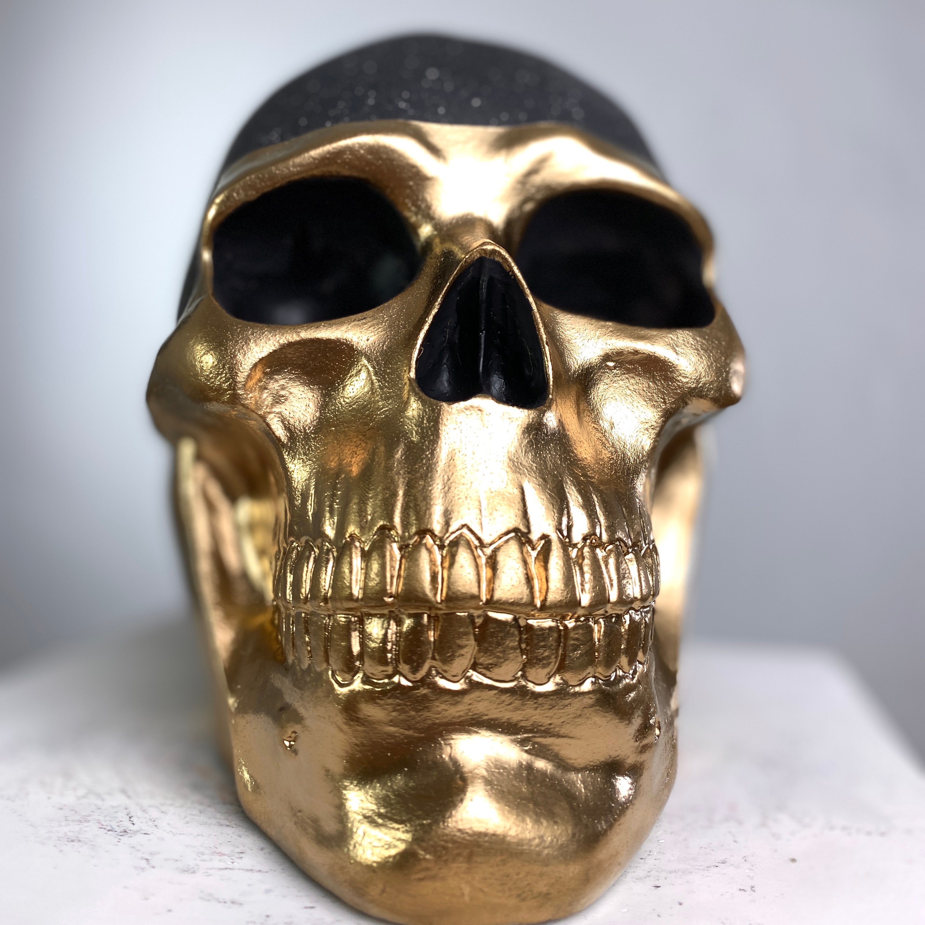 Skull Gold Dip Heykel