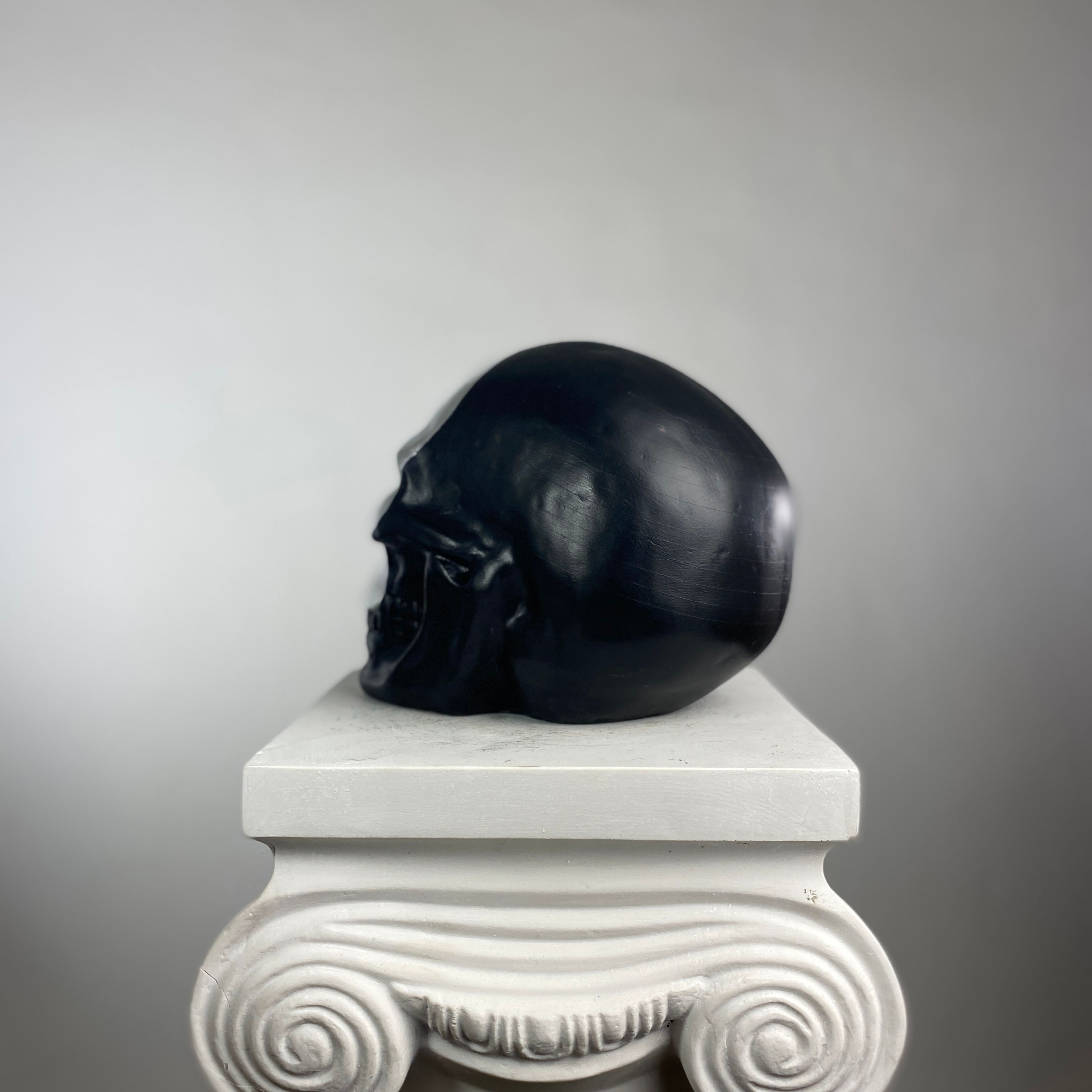 Skull Silver Curtain Heykel